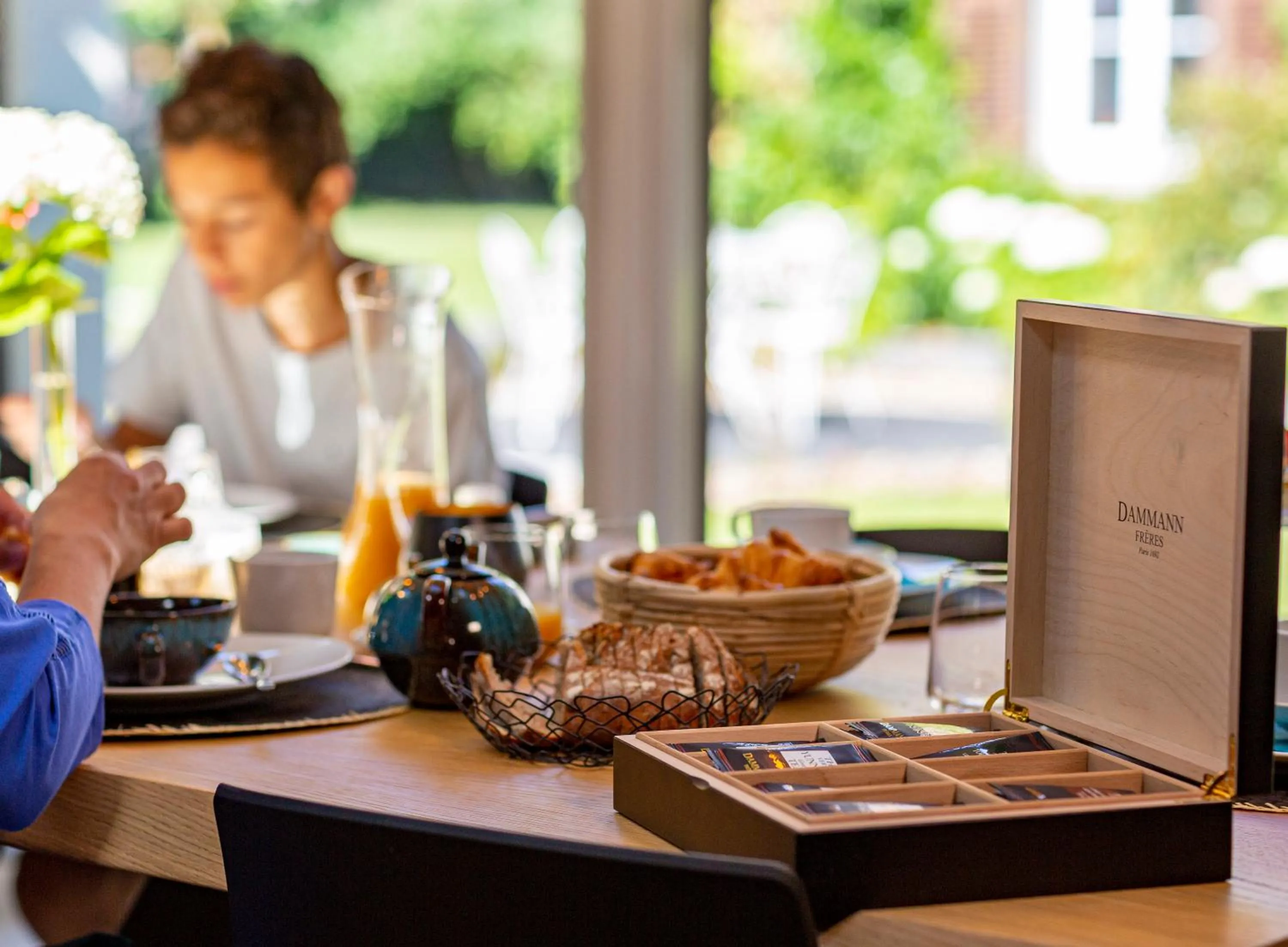 Continental breakfast in La Ressourçante