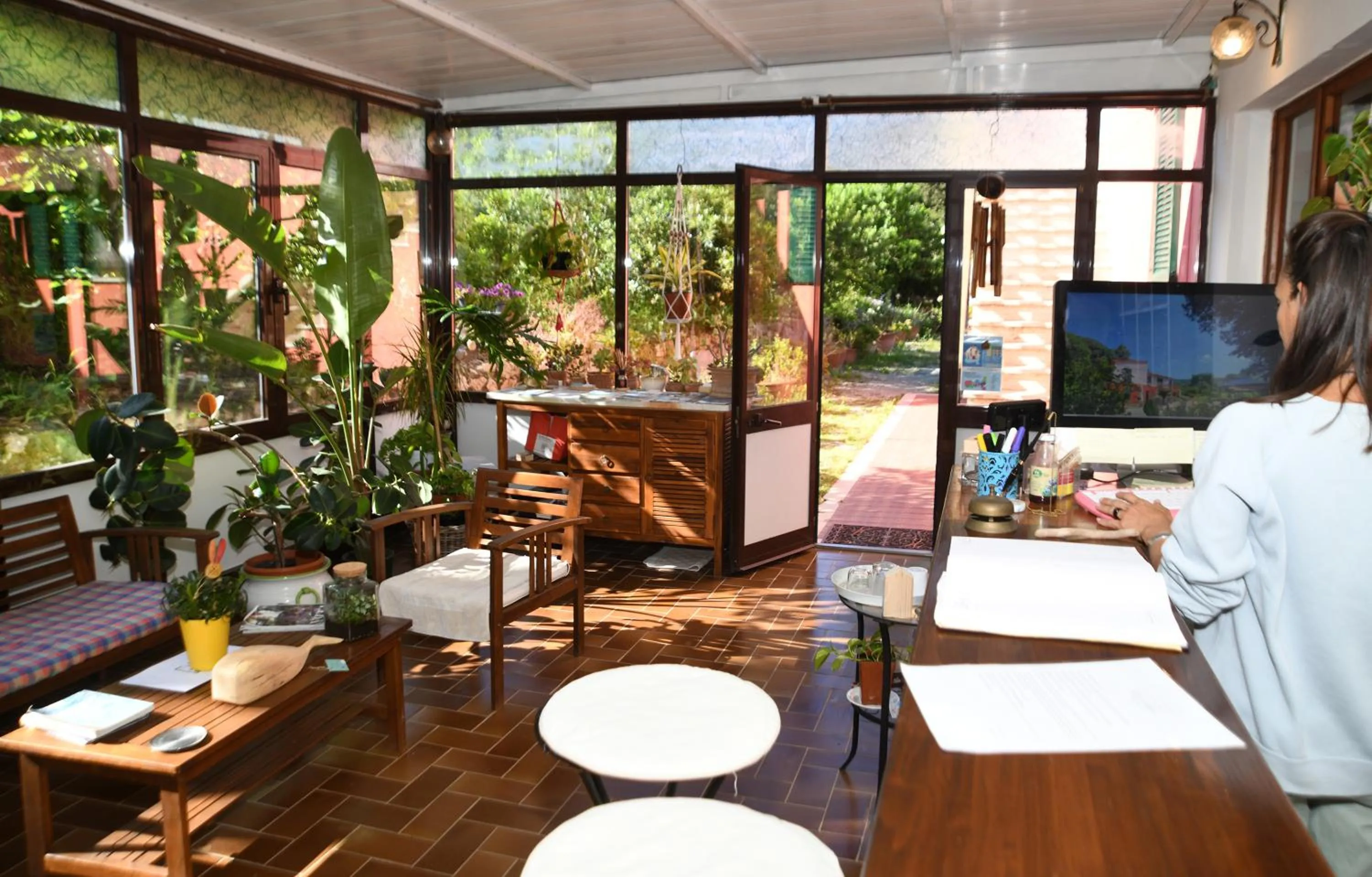 Lobby or reception in Villa Gaia