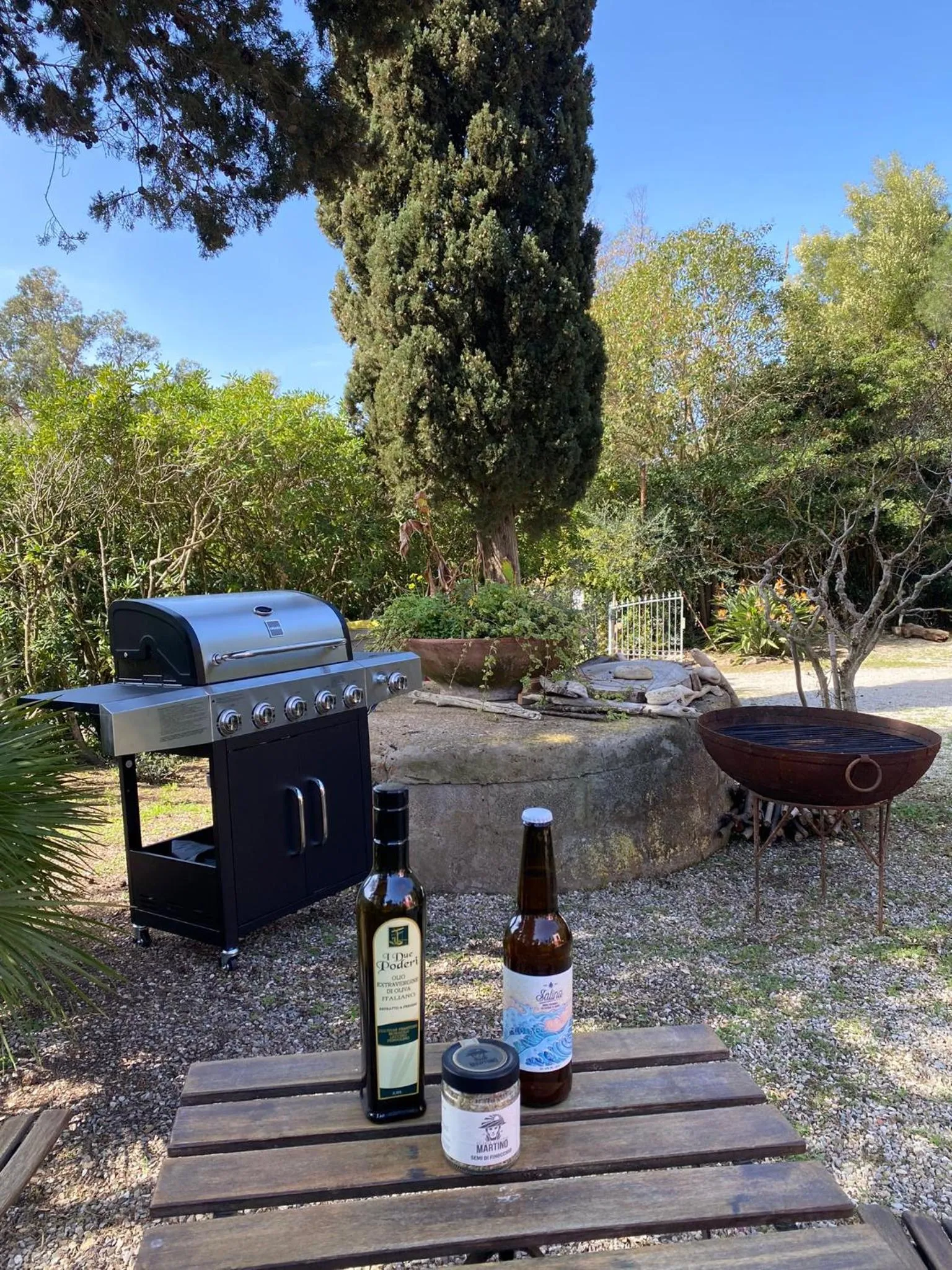 BBQ facilities in Villa Gaia