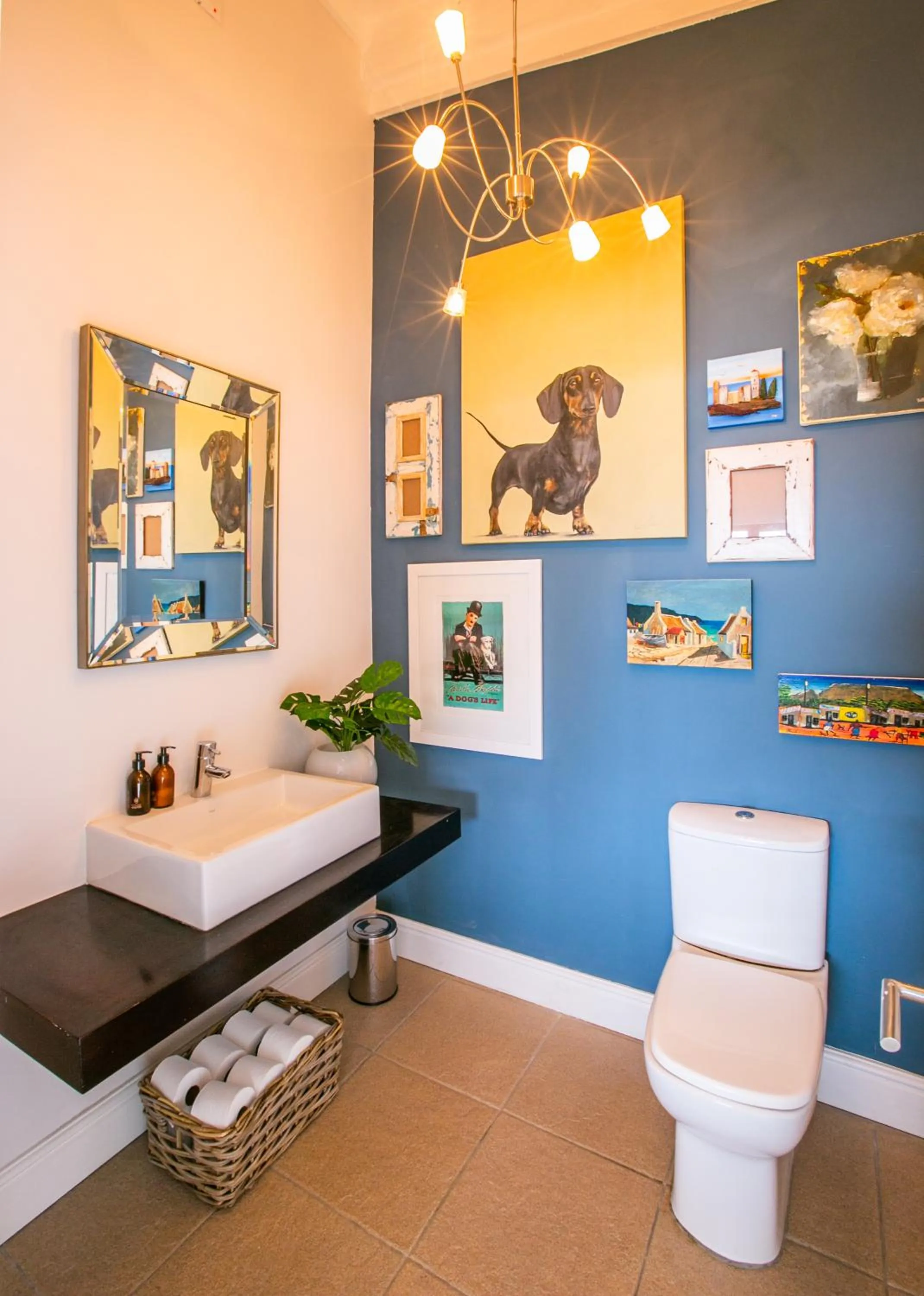 Toilet in Hout & About Guest House