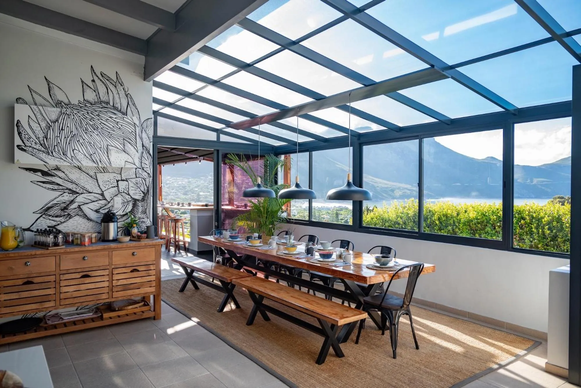 Patio in Hout & About Guest House