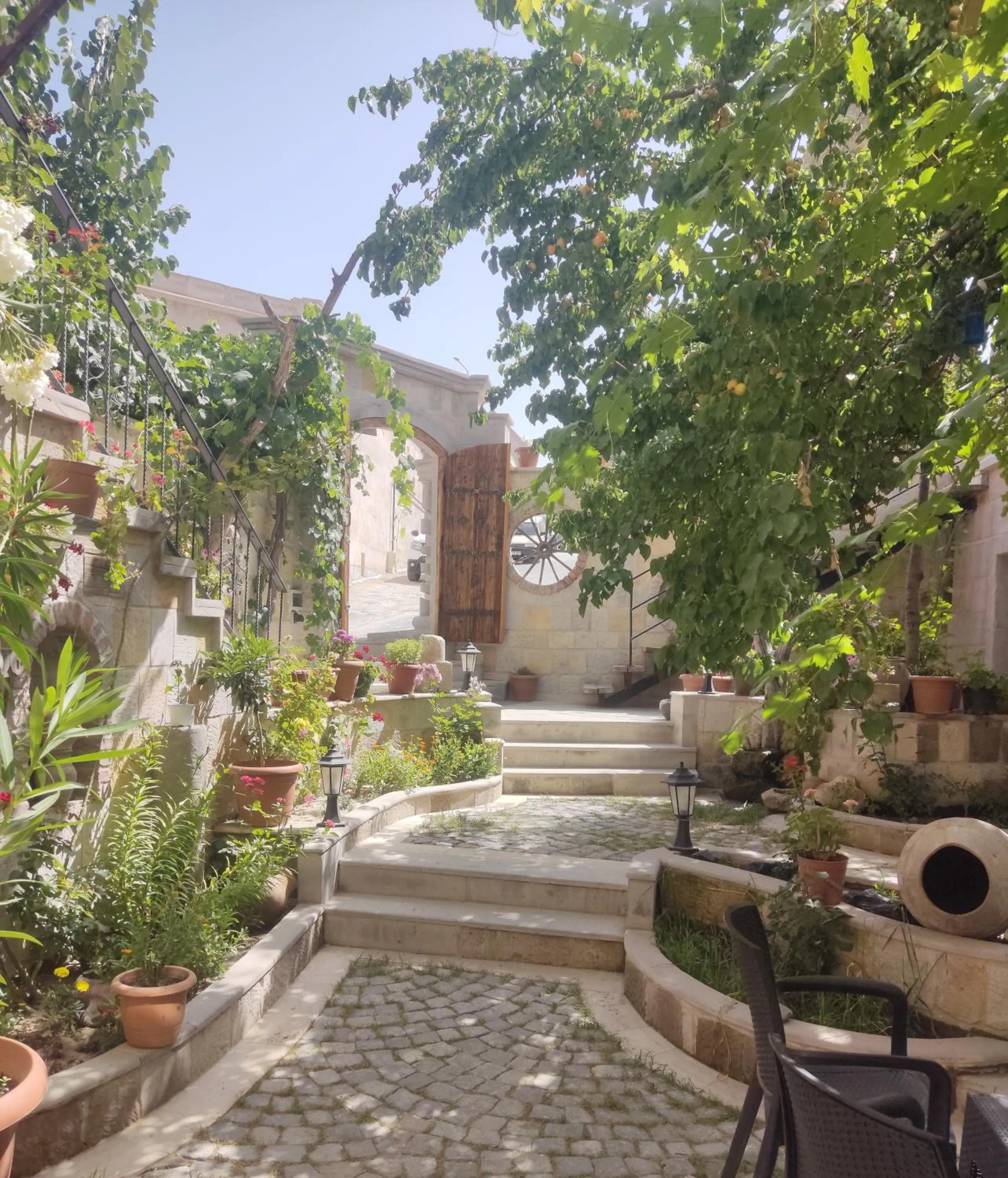 Quiet street view in Luwian Stone House