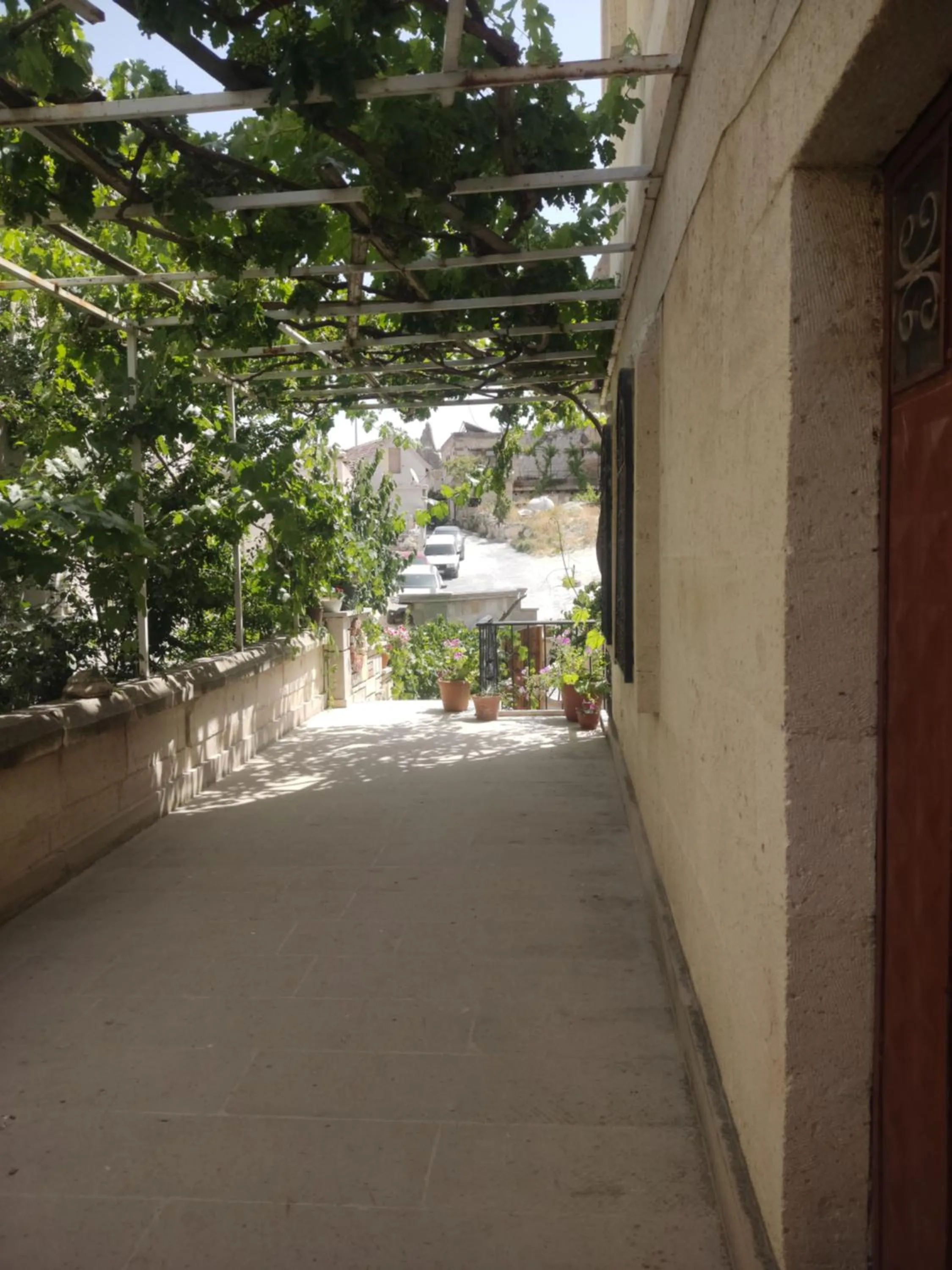 Garden view in Luwian Stone House