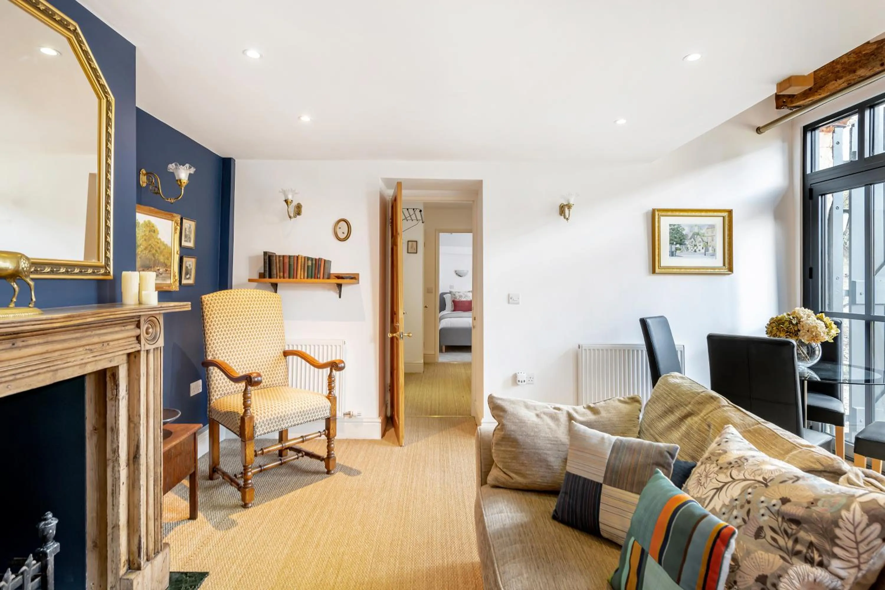 Living room in The Old Parsonage