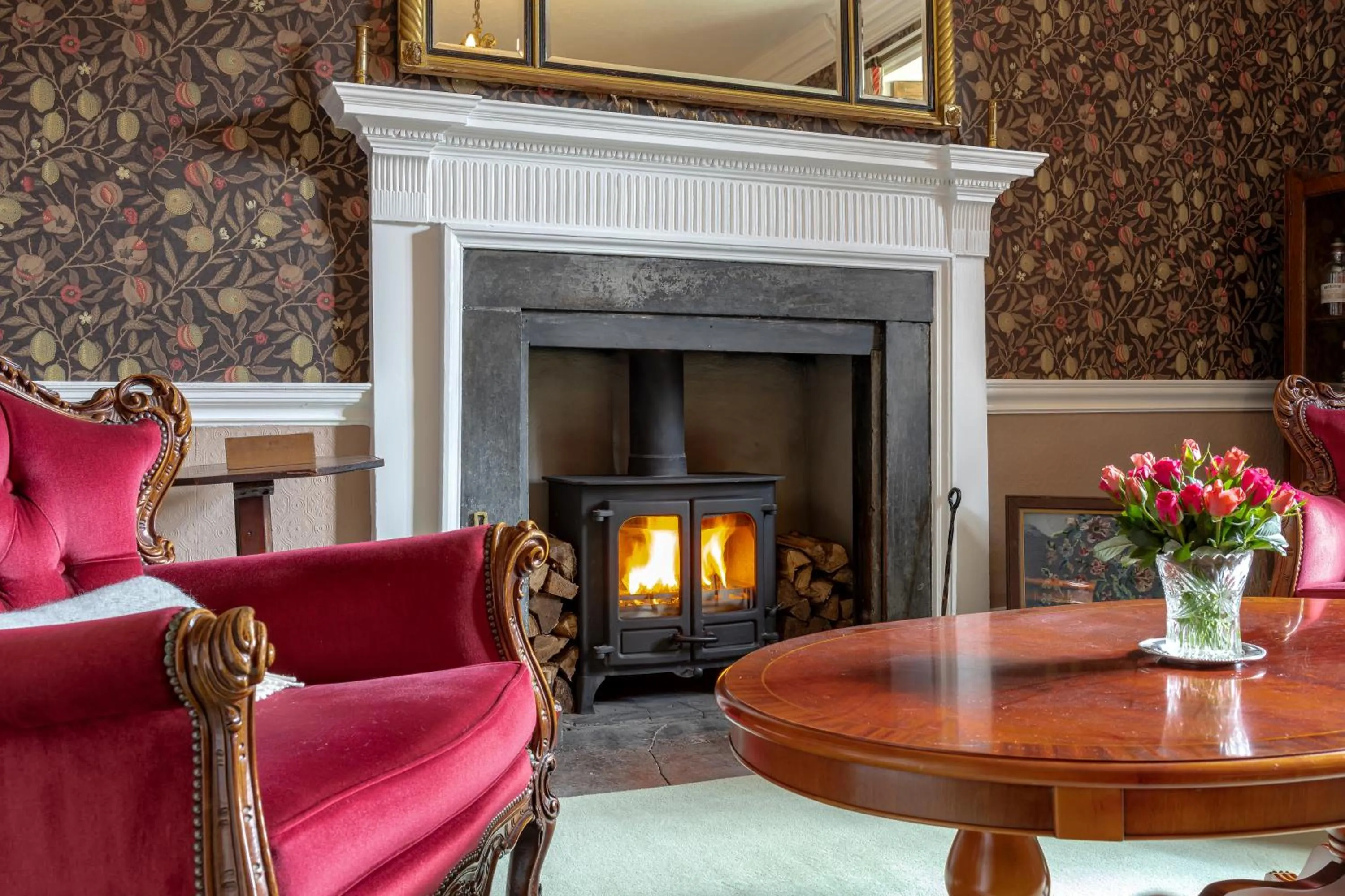 Living room in The Old Parsonage