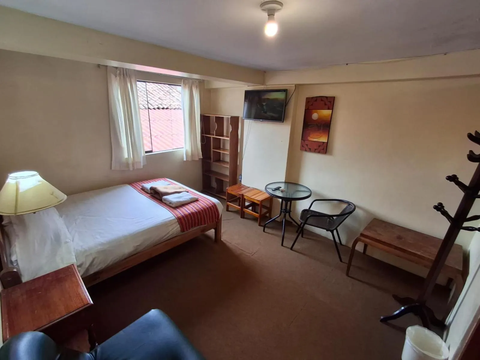 Bed in Andean Dreams Hotel