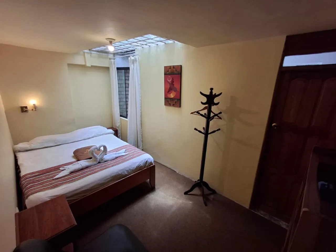 Bed in Andean Dreams Hotel