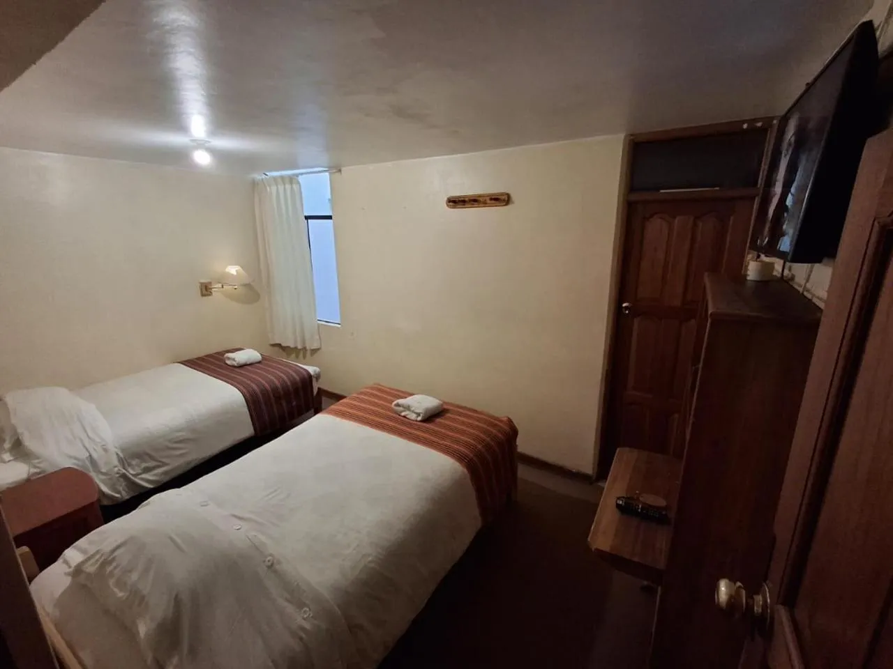 Bed in Andean Dreams Hotel