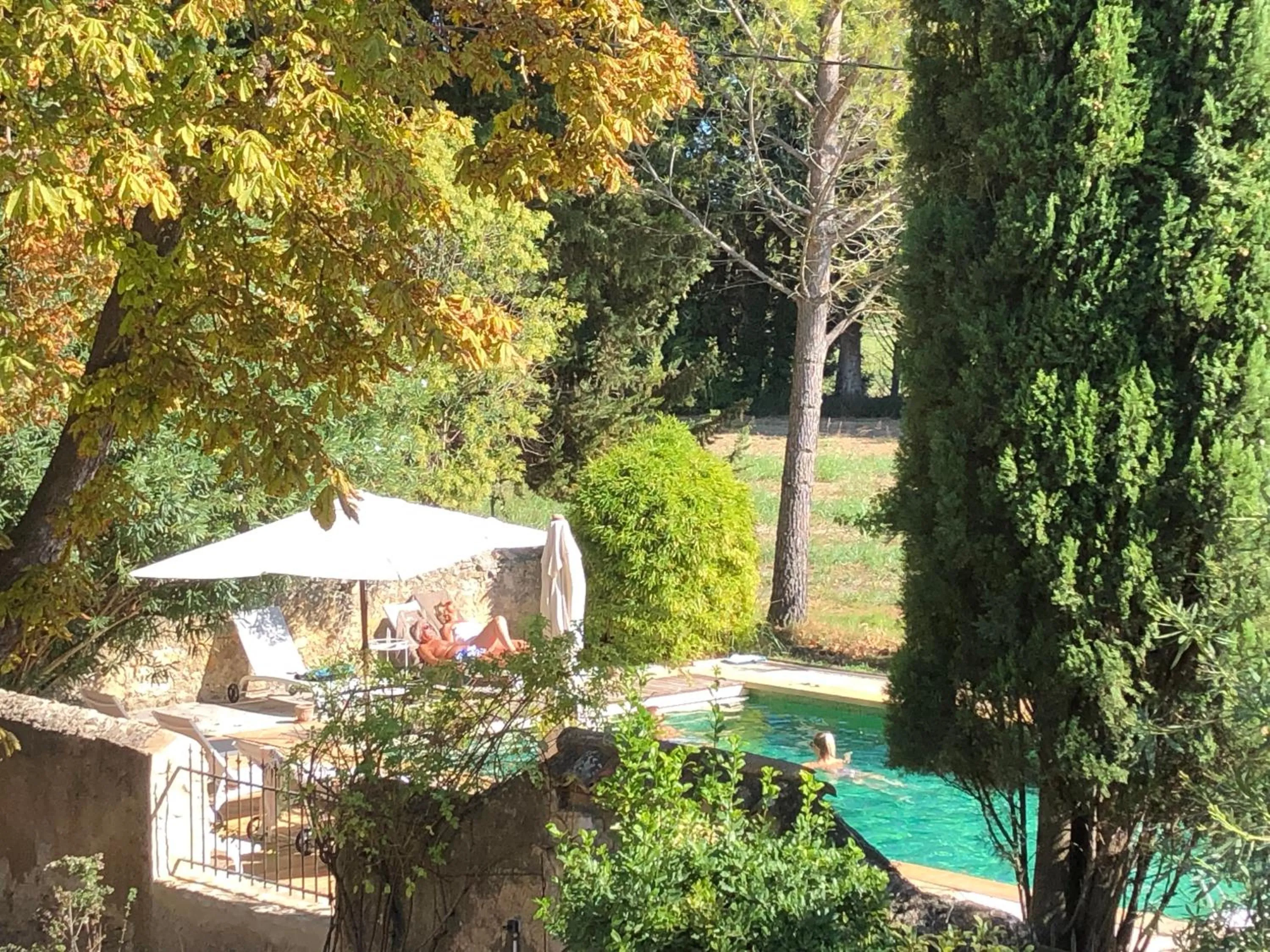Swimming pool in Le Mas de la Sorgue