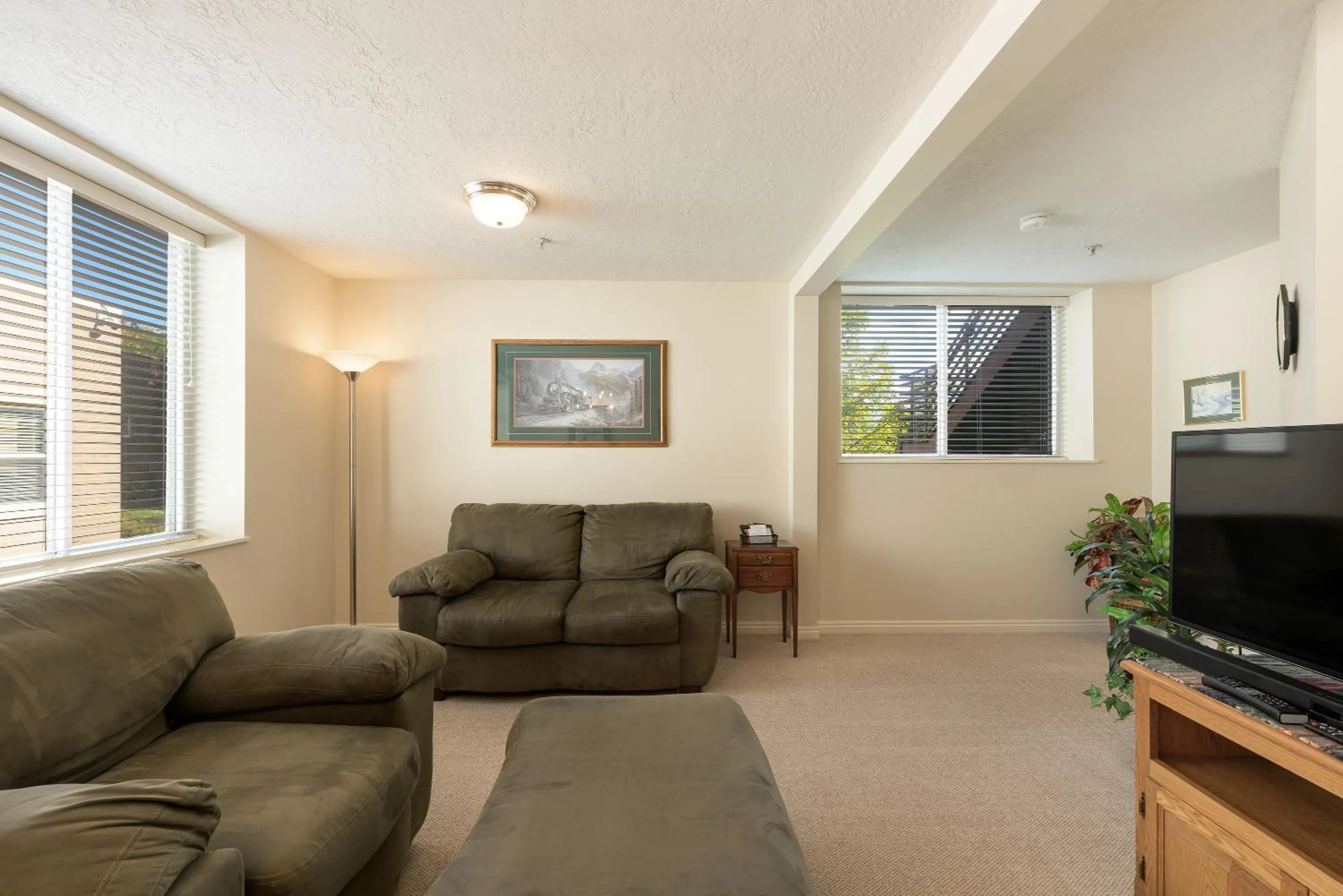 Living room in The Kimball at Temple Square