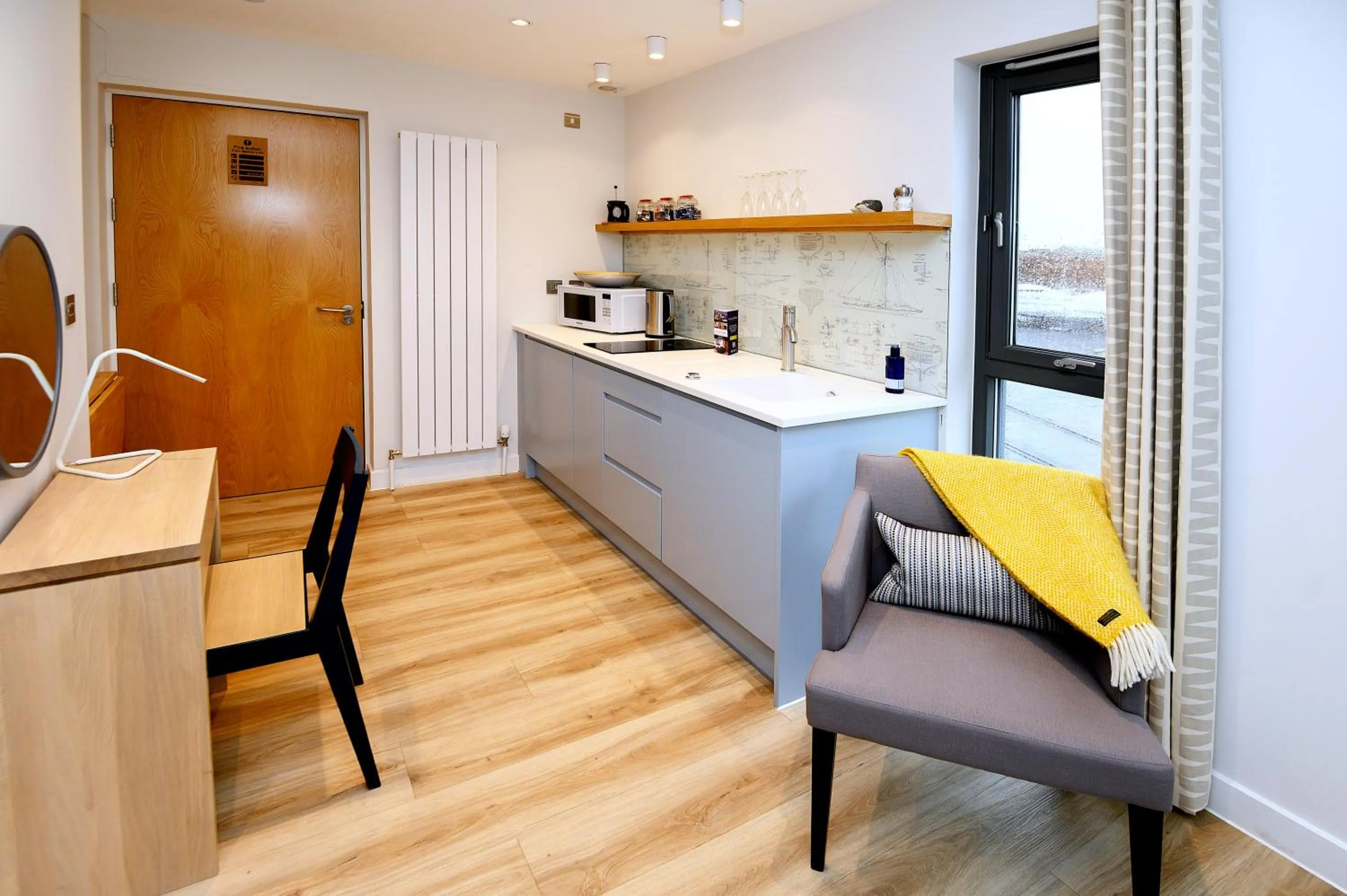 Kitchen or kitchenette in The Salt Lodge