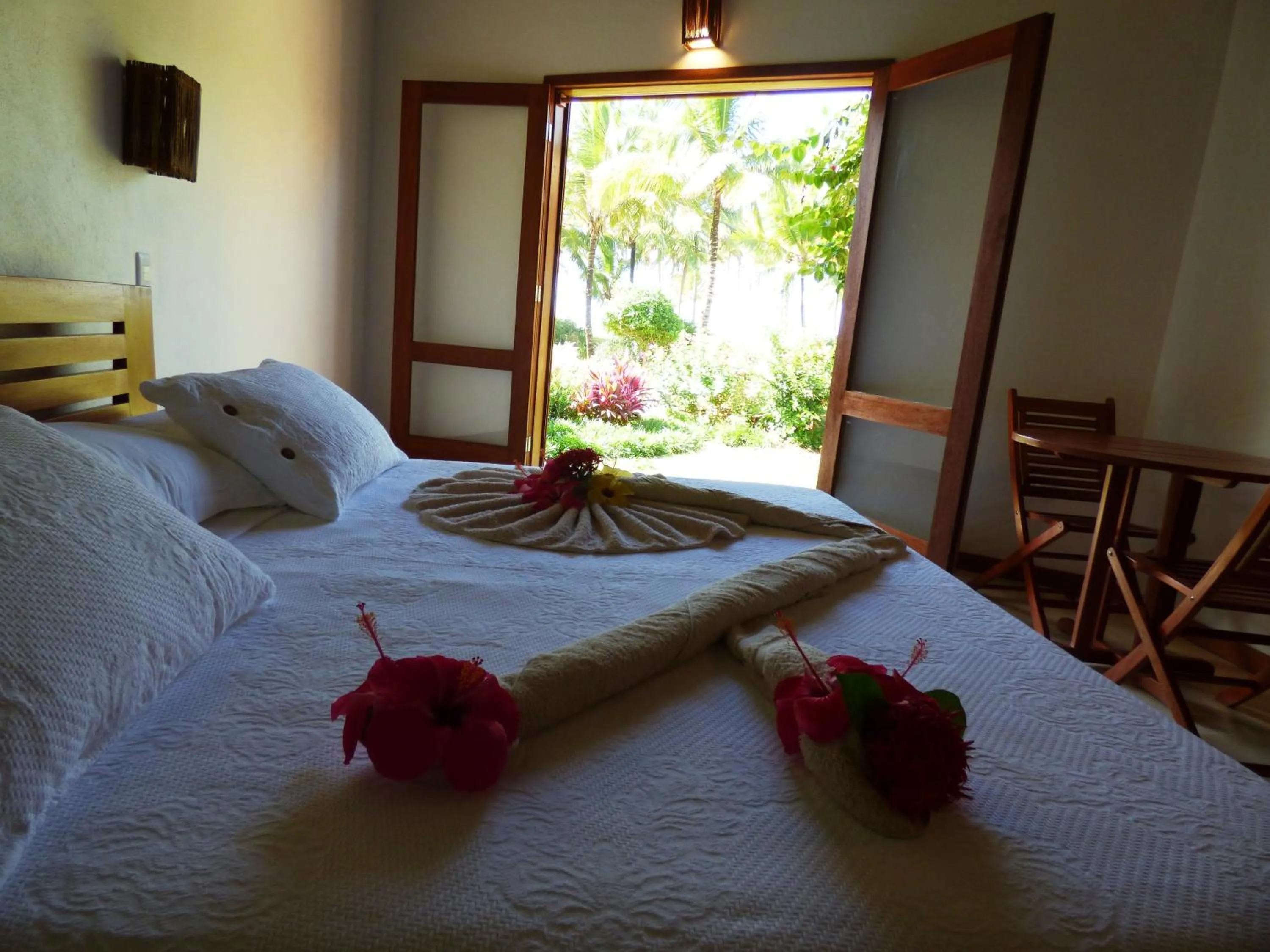 Bed in Pousada Lagoa do Cassange