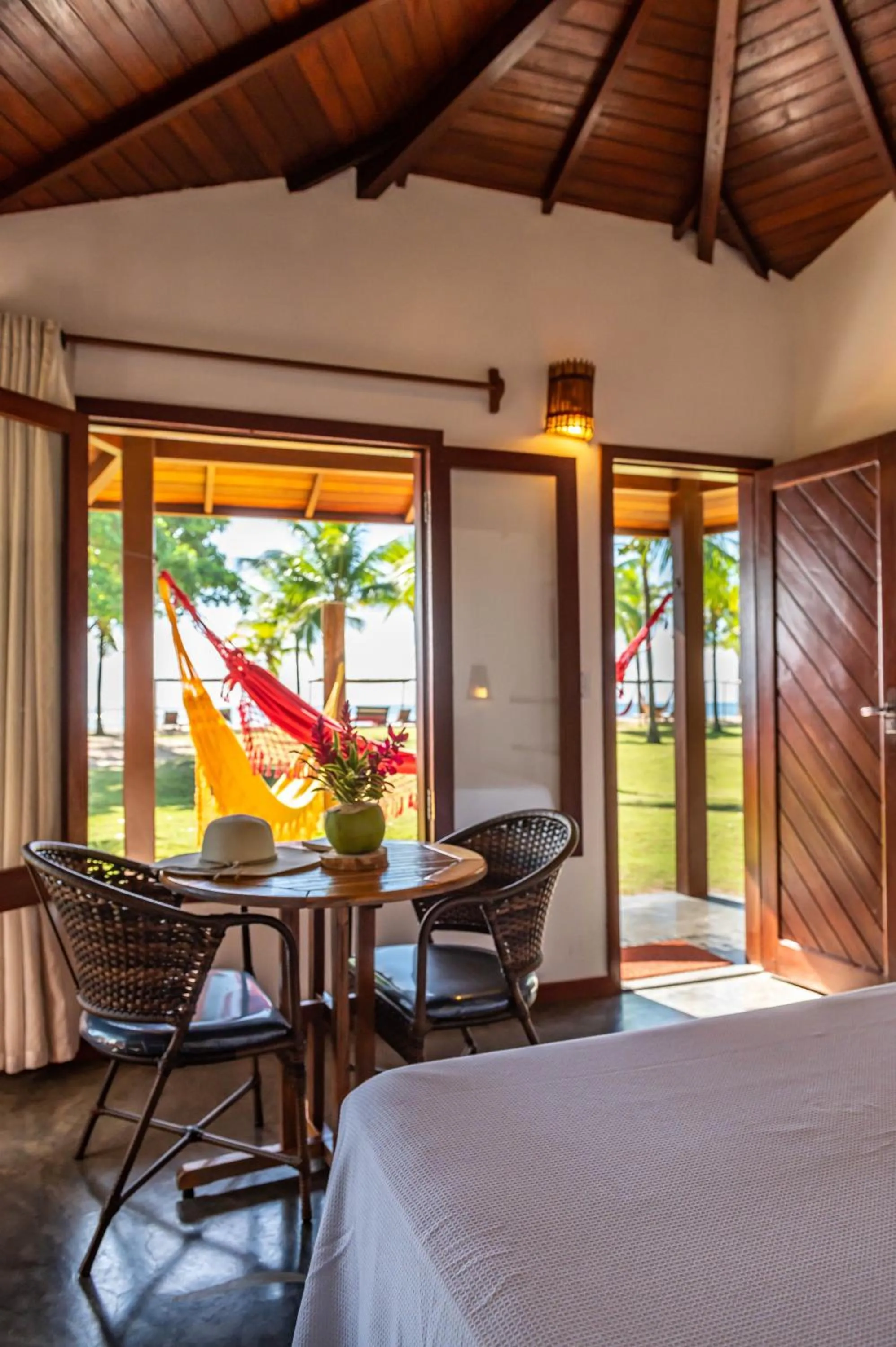 Bed in Pousada Lagoa do Cassange