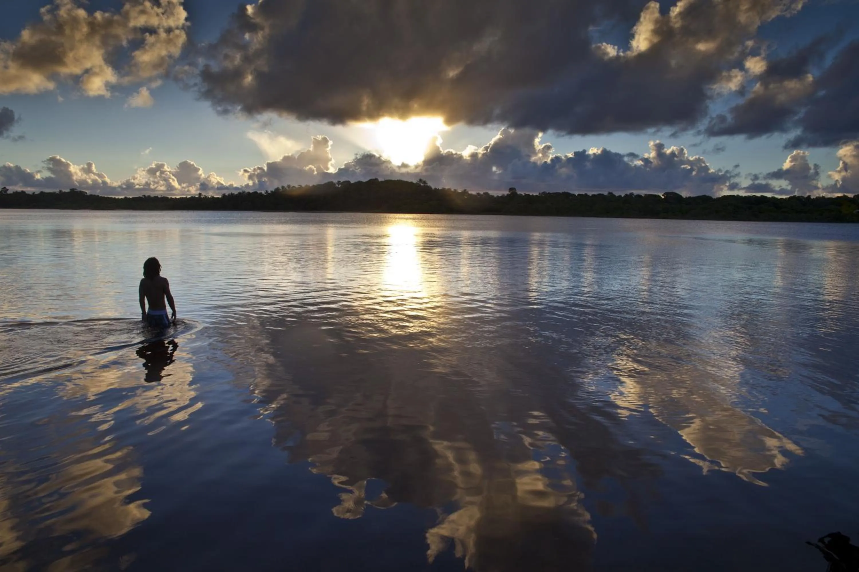 Sea view in Pousada Lagoa do Cassange