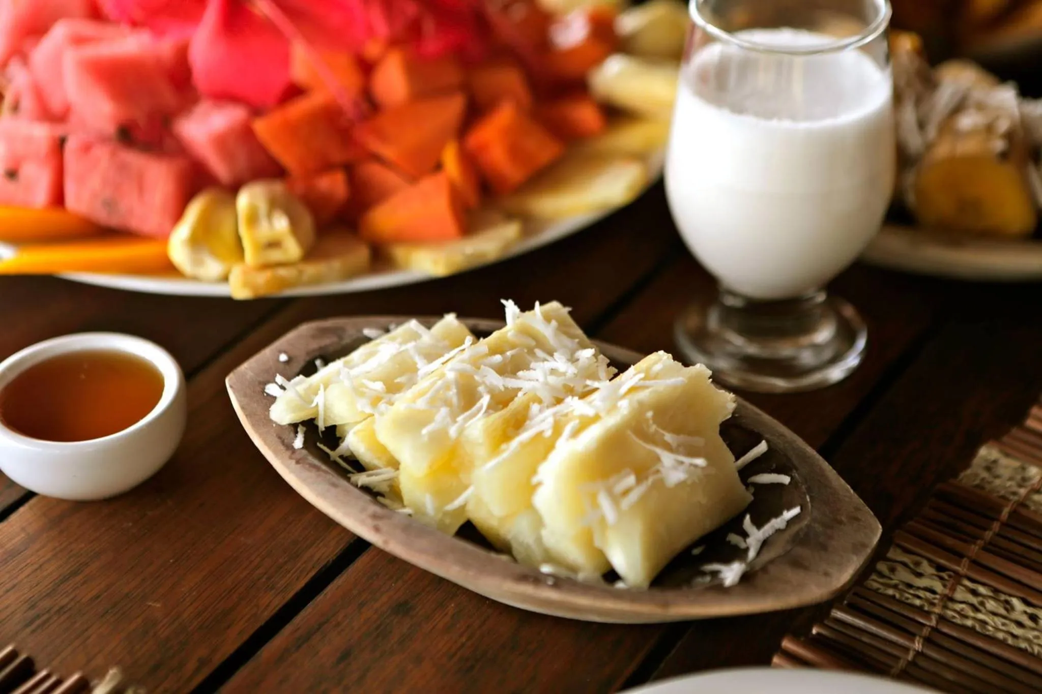 Breakfast in Pousada Lagoa do Cassange