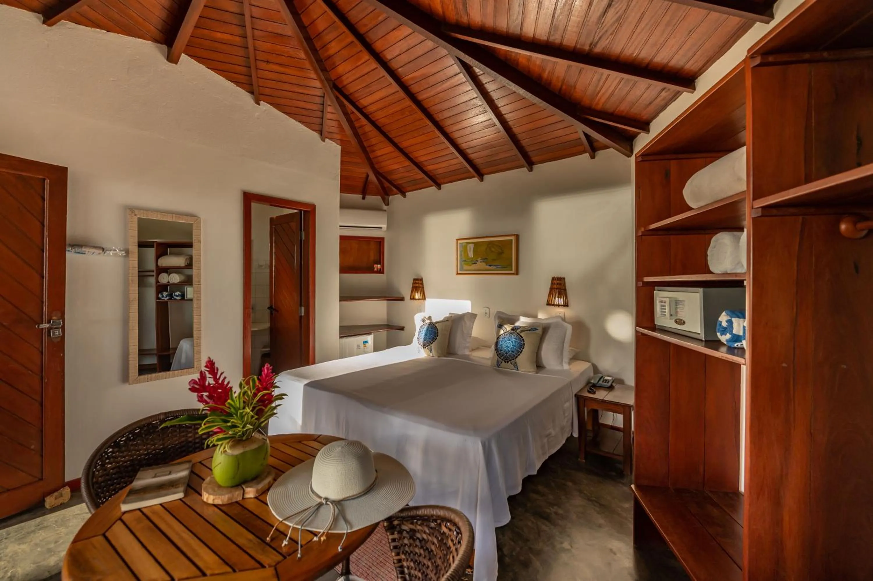 Bed in Pousada Lagoa do Cassange