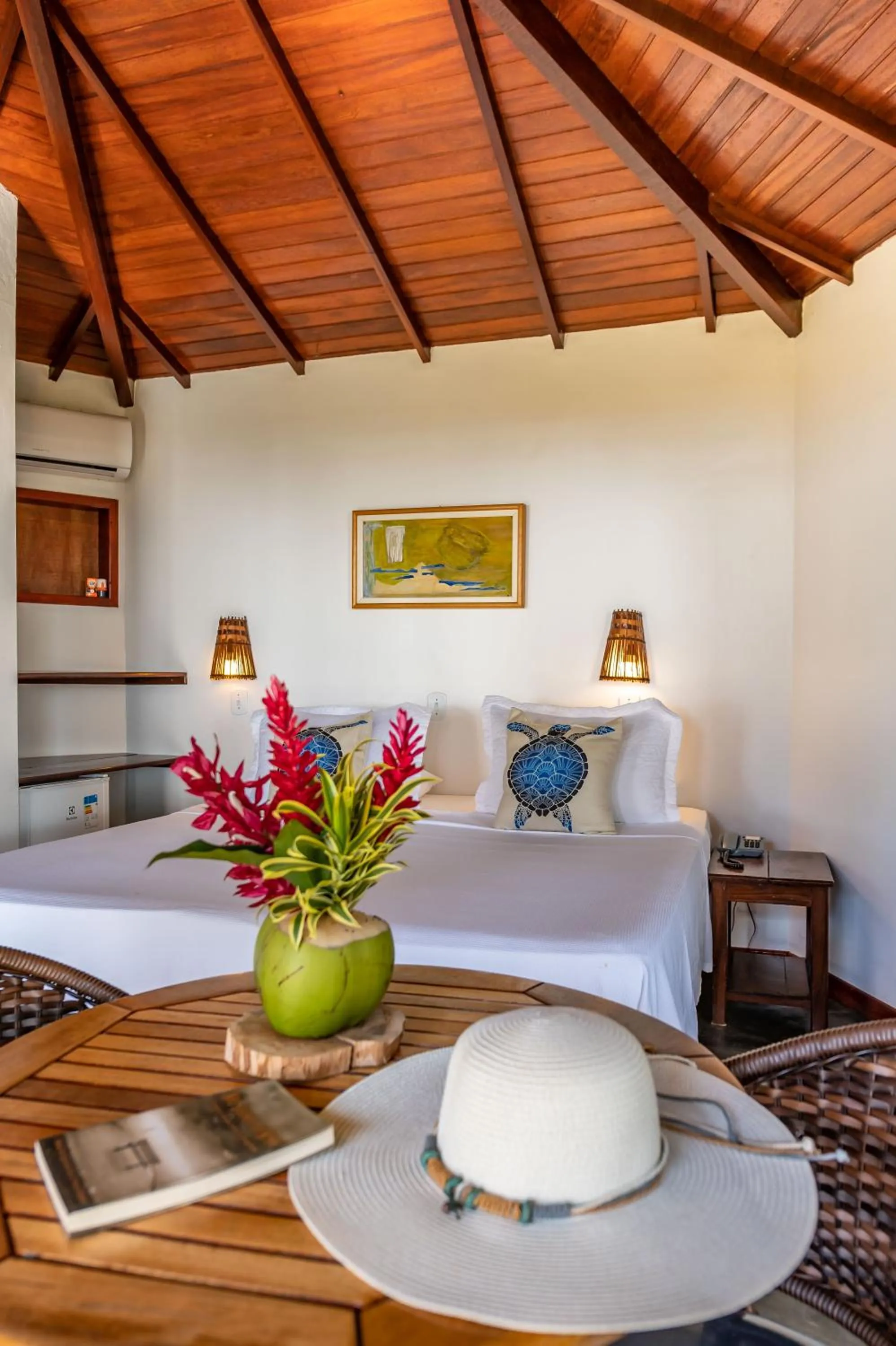 Bed in Pousada Lagoa do Cassange