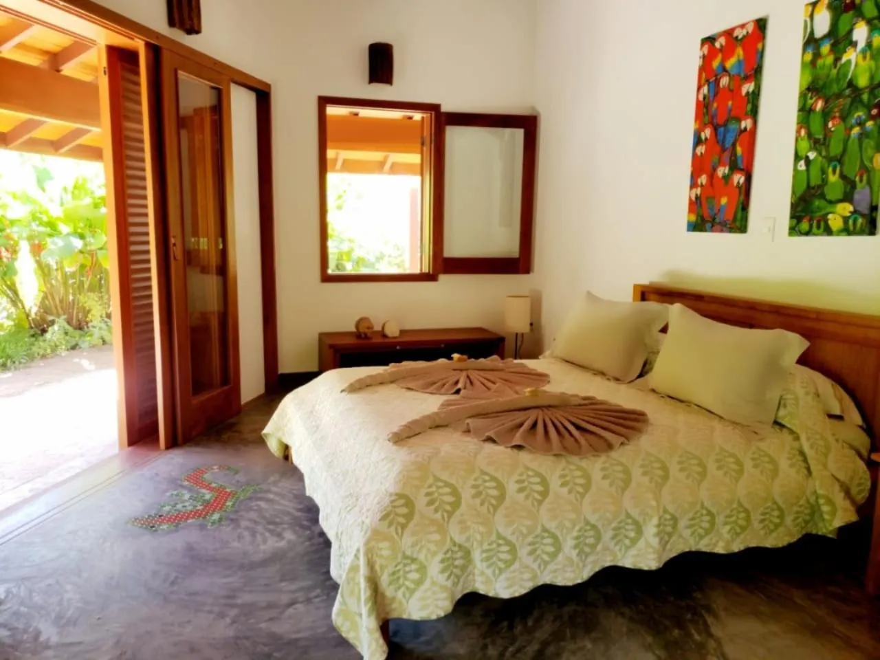 Bed in Pousada Lagoa do Cassange