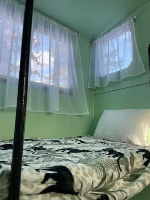 Bed in Glacier Haven Inn