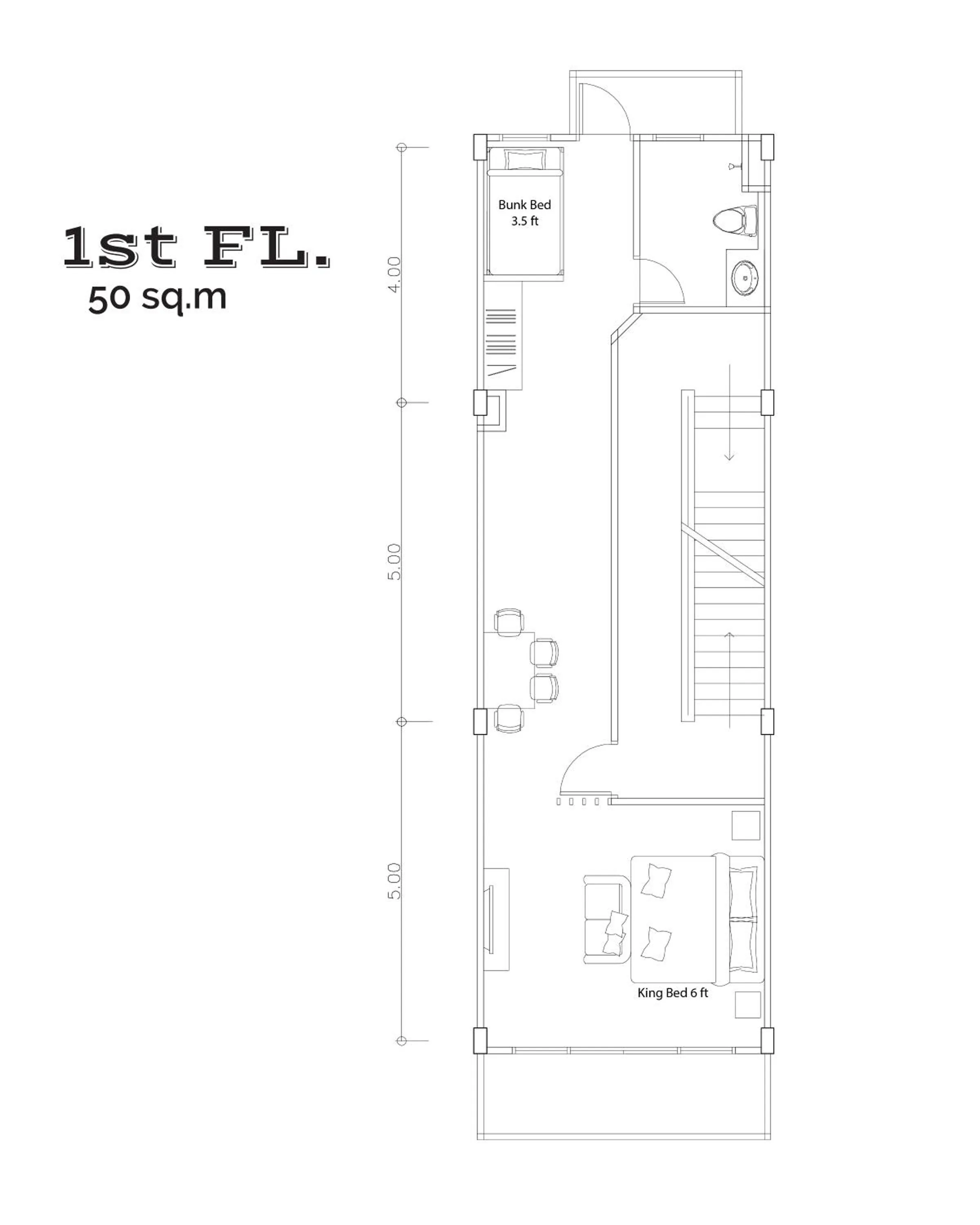 Floor plan in Loft Series by Pak-Up