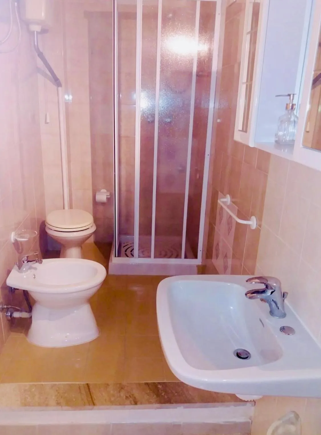 Shower in Il Terrazzino Iglesias