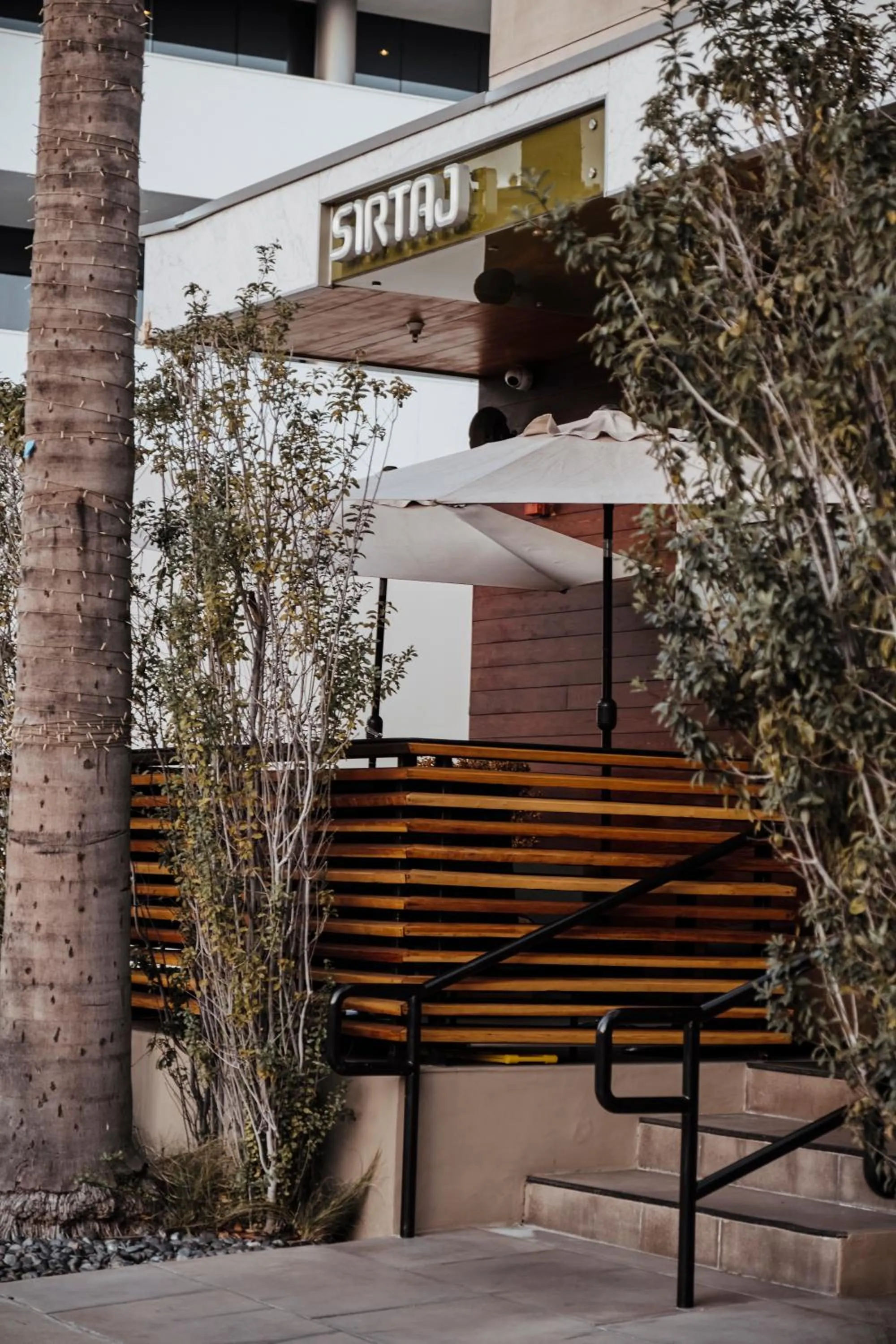 Facade/entrance in SIRTAJ – Beverly Hills