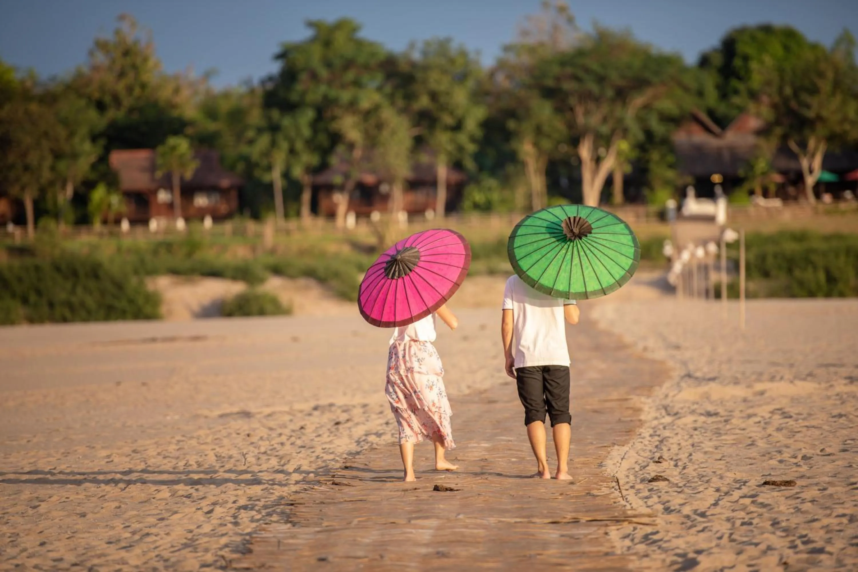 People in La Folie Lodge