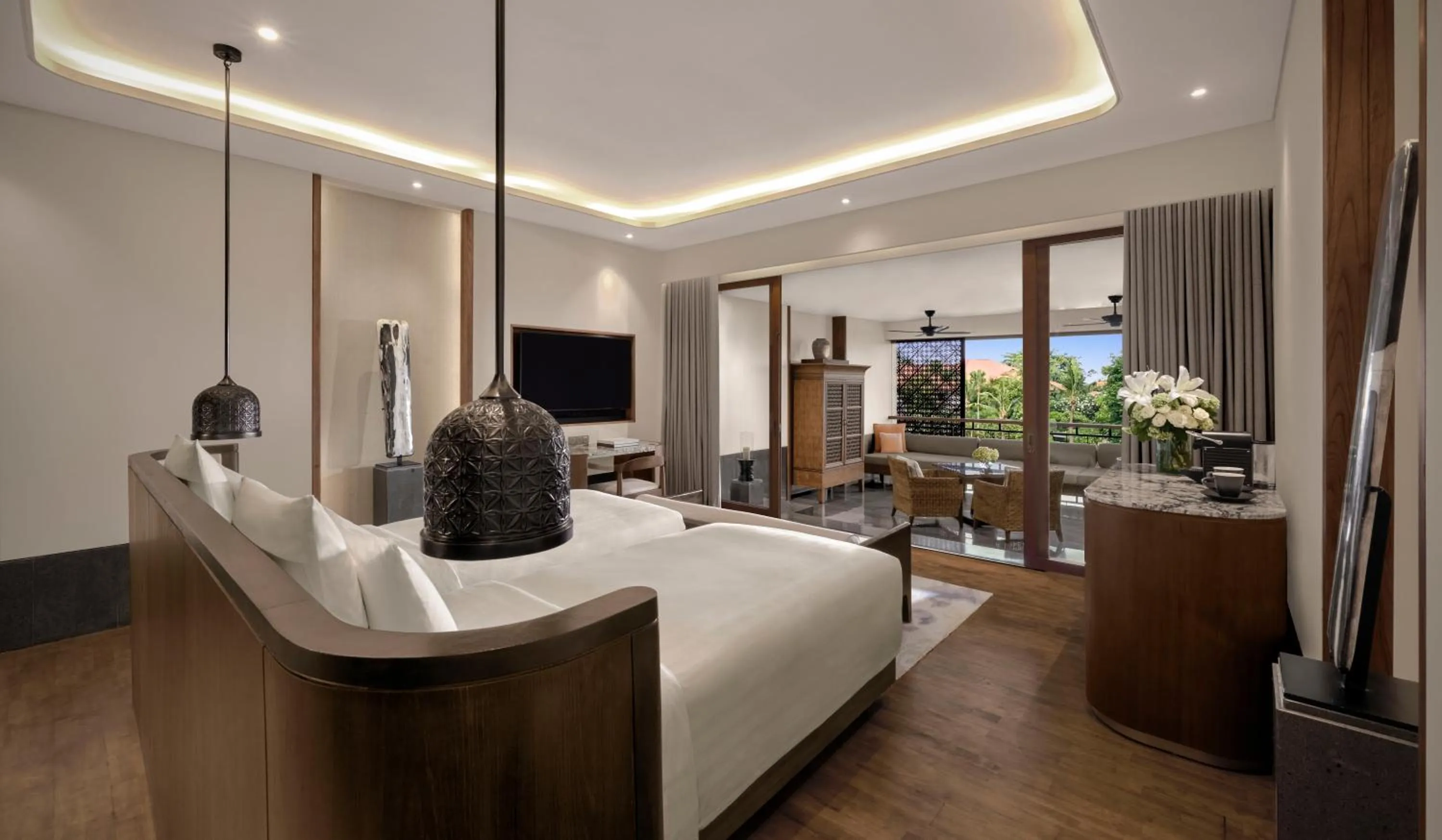 Bed in InterContinental Bali Sanur Resort by IHG