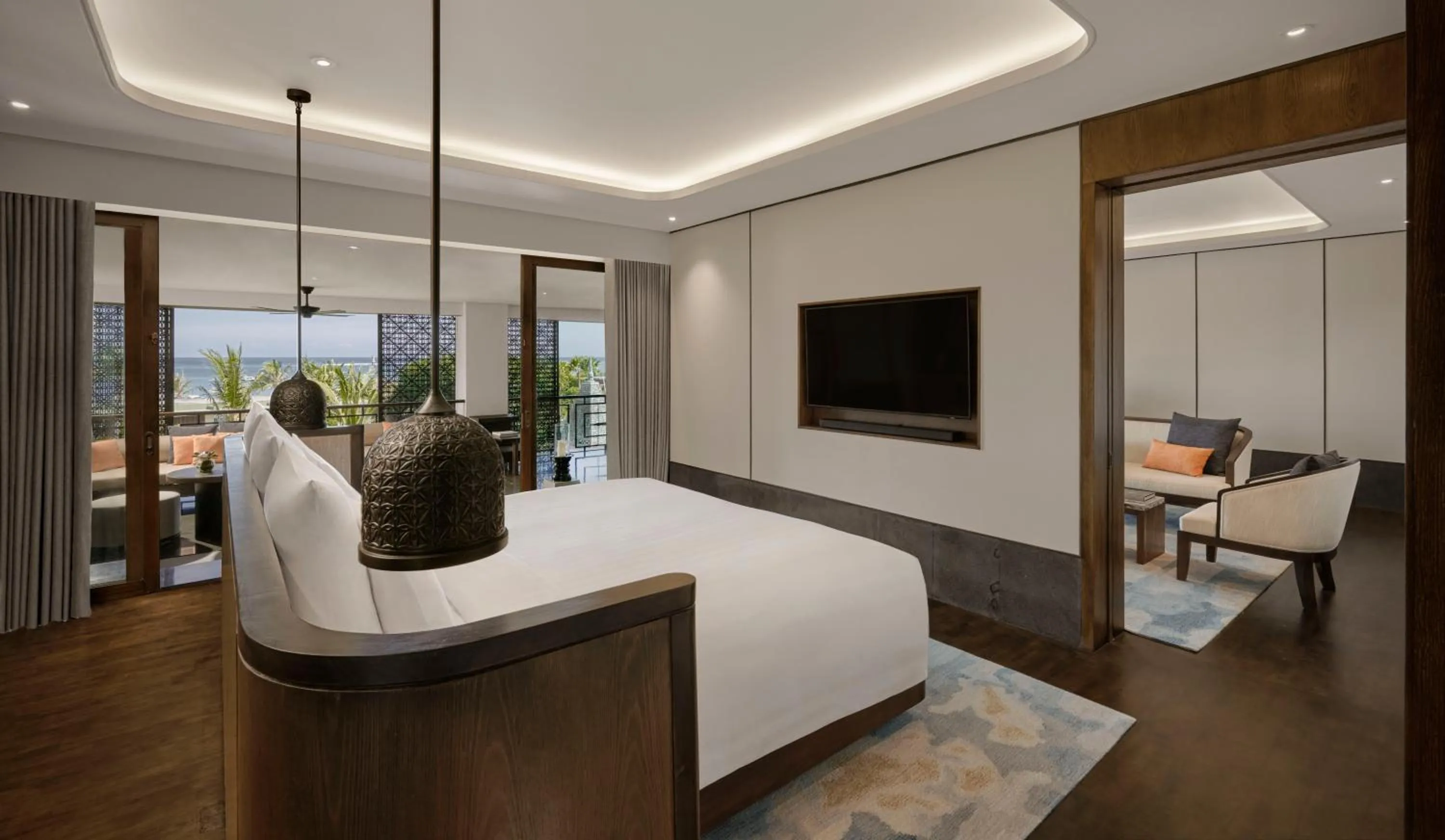 Bed in InterContinental Bali Sanur Resort by IHG