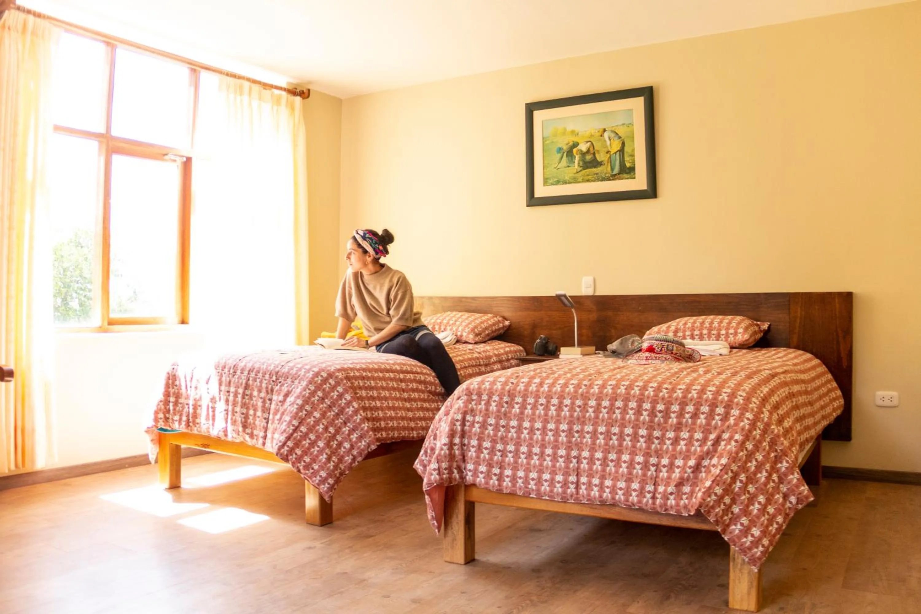 Bed in Allin Illary Eco Hospedaje