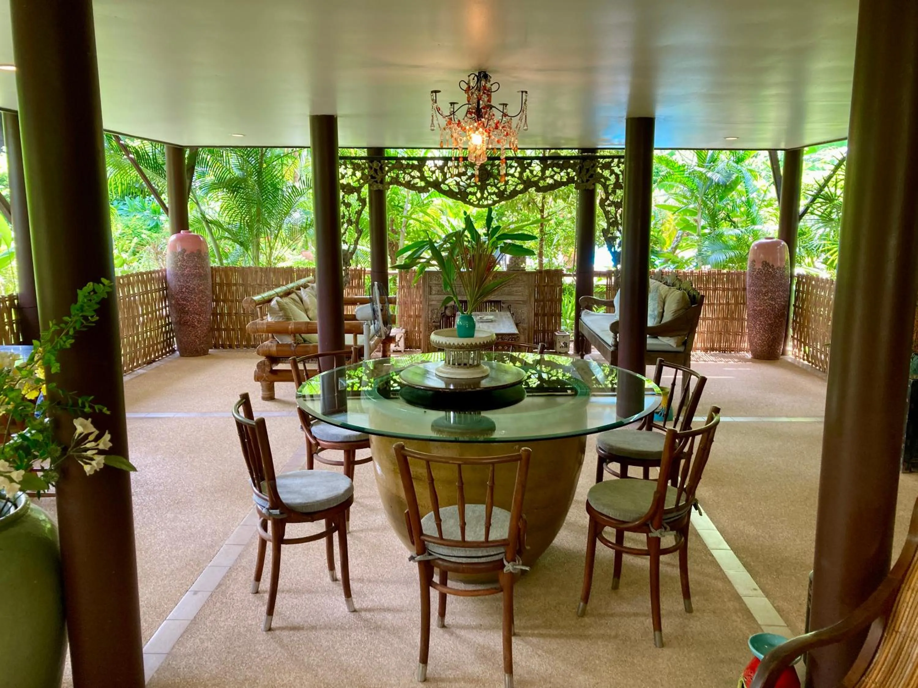 Living room in Ban Kaew Villas