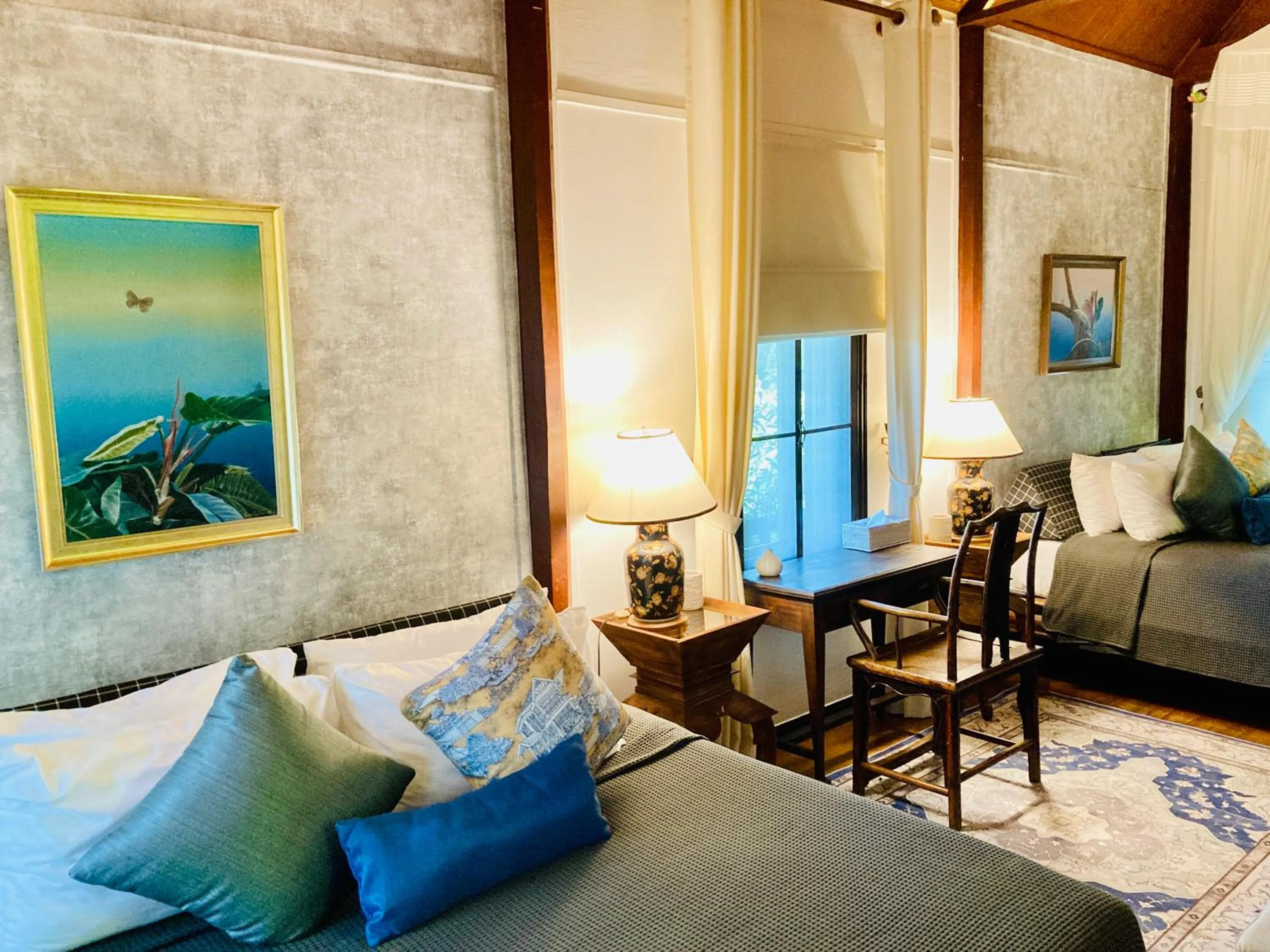 Bed in Ban Kaew Villas