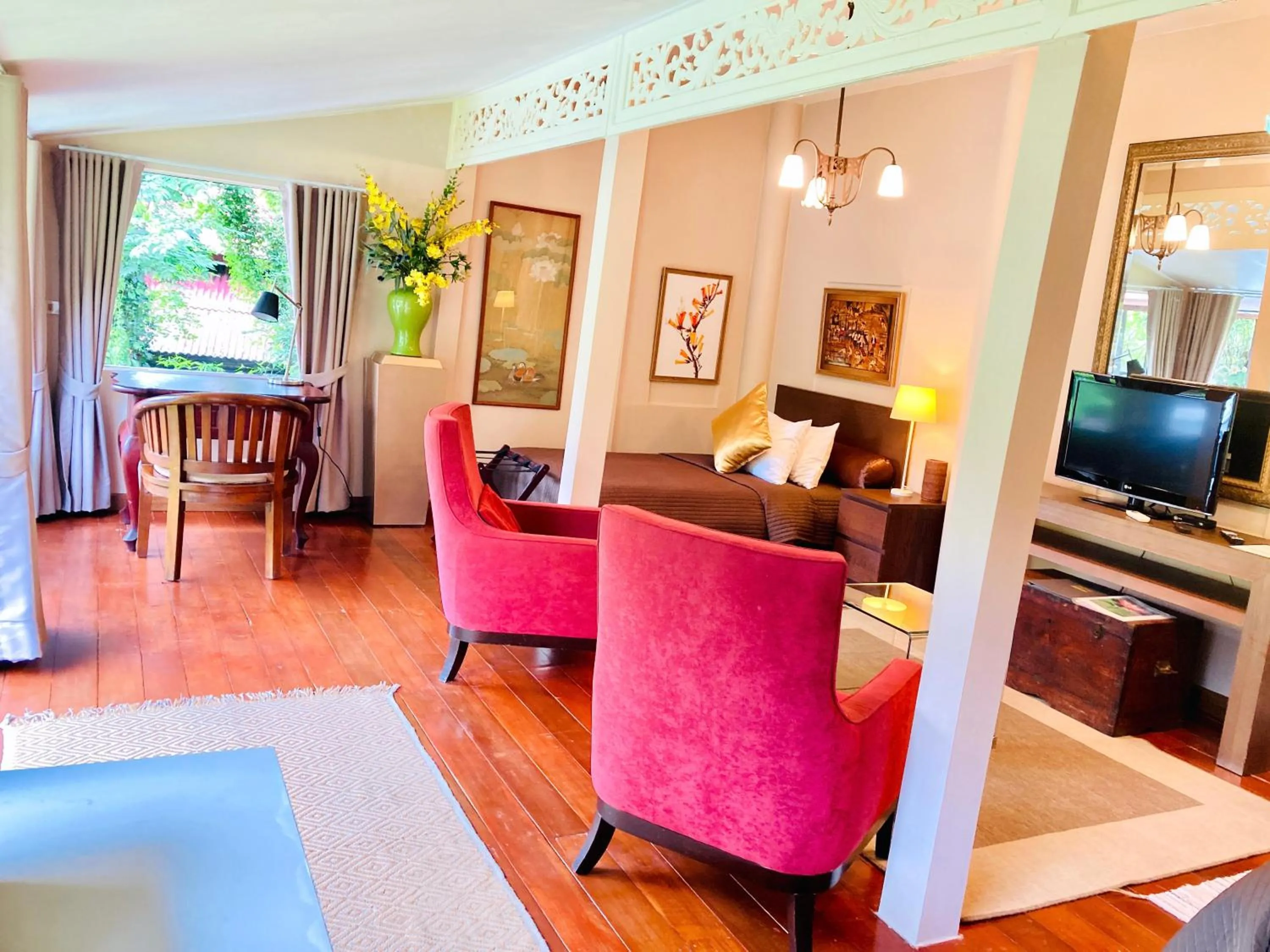 Seating area in Ban Kaew Villas