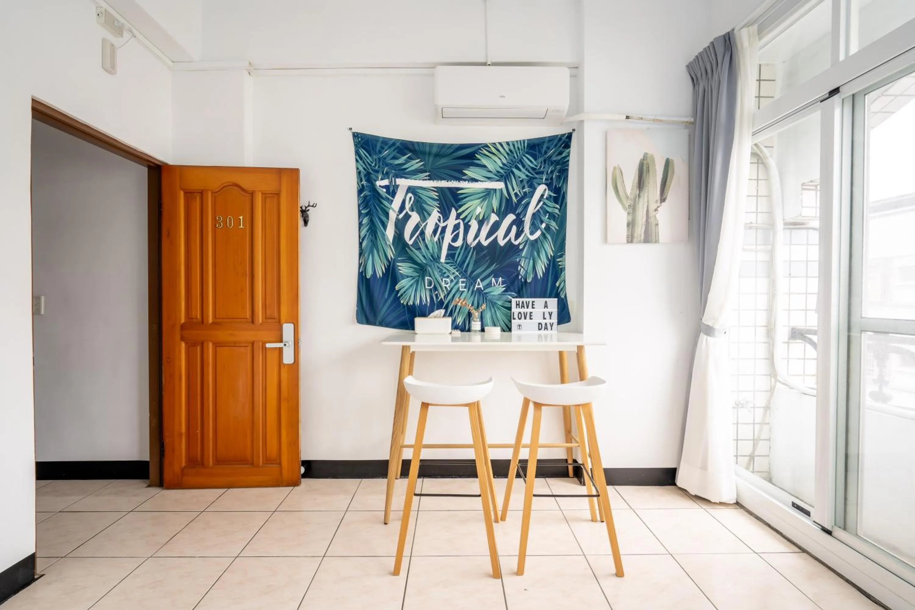 On site in Utopia Hostel