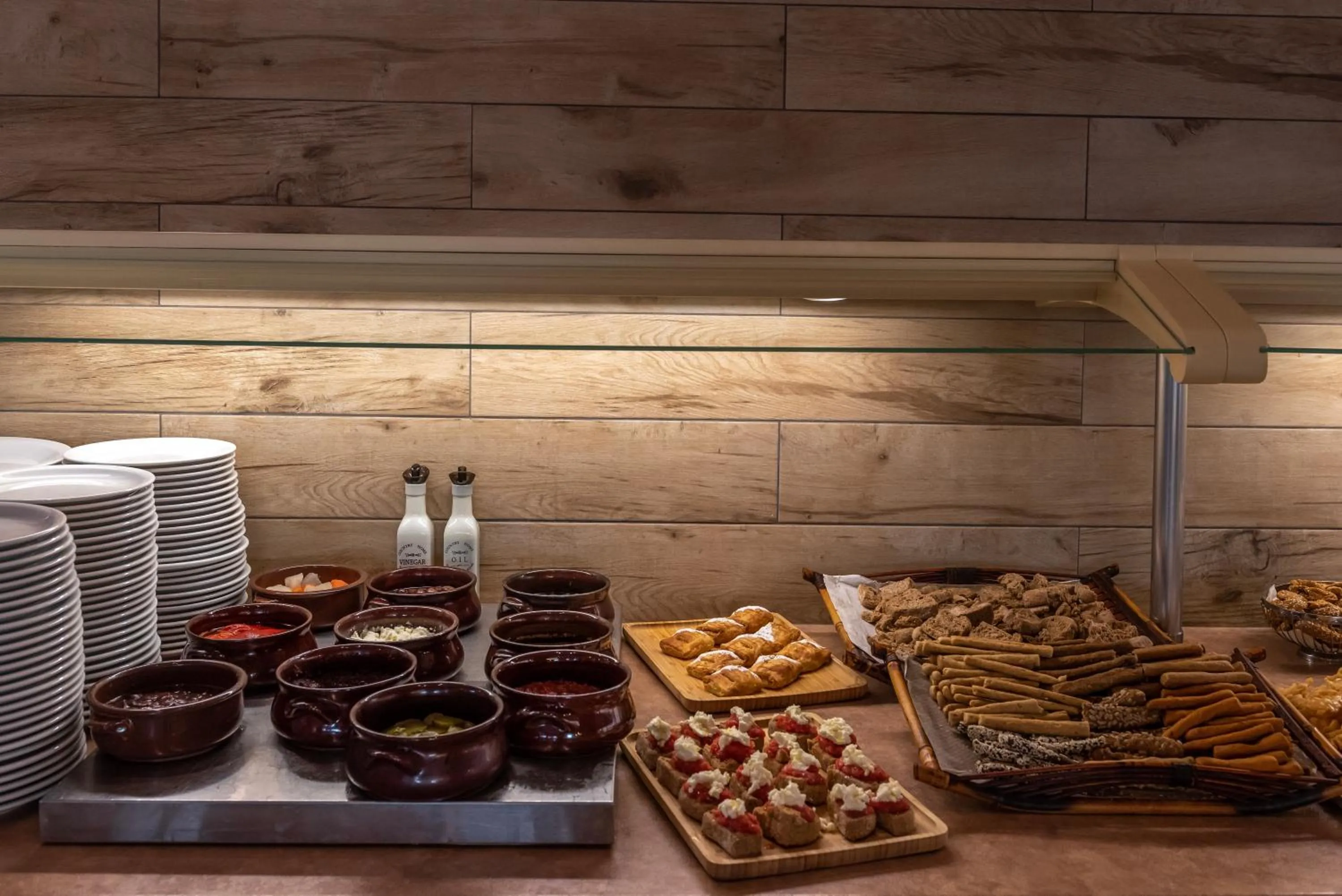 Buffet breakfast in Eurohotel Theo Hotel