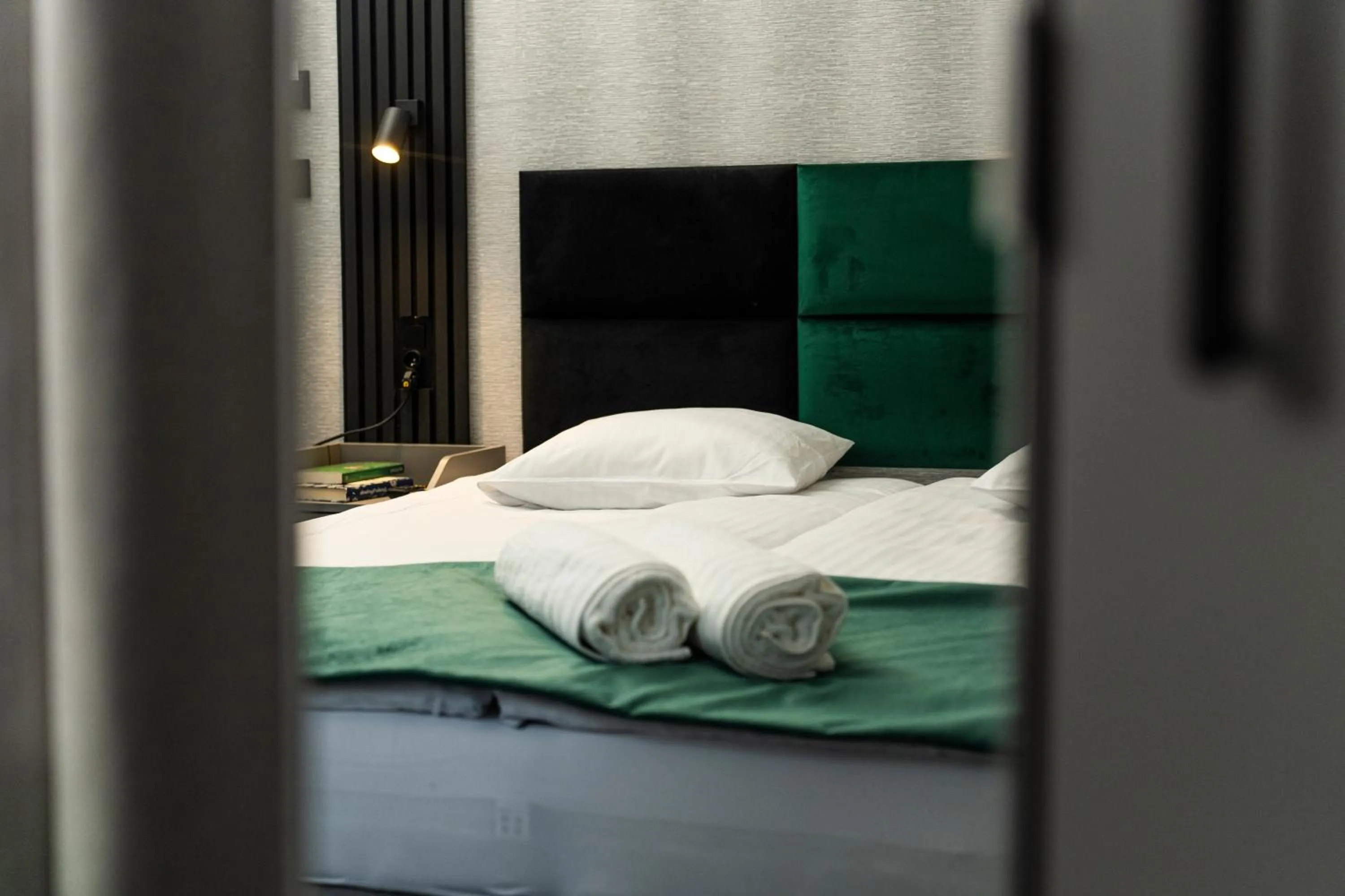 Bed in Elegant Apartments