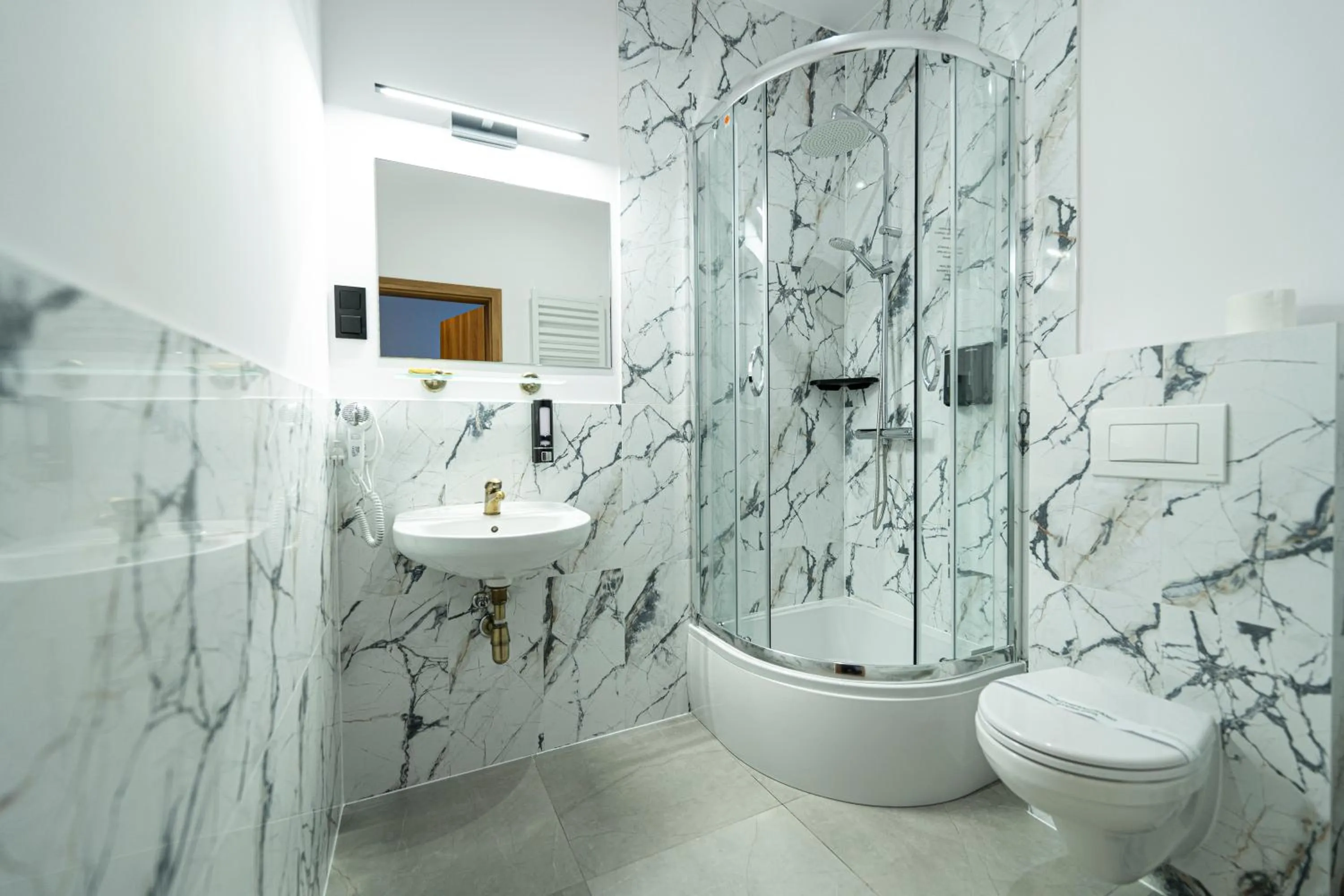 Shower in Elegant Apartments