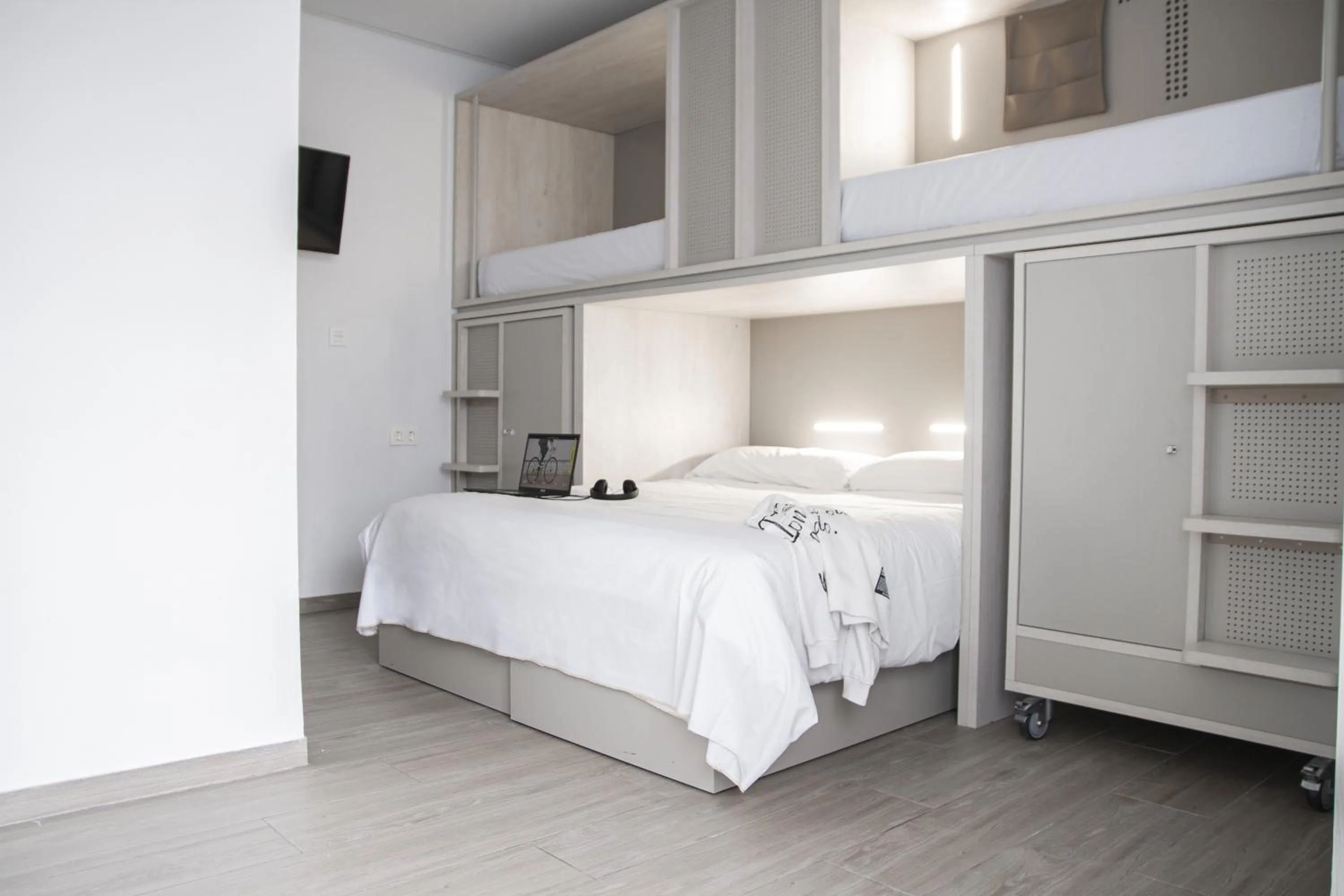 Bed in room00 Salvador Hostel