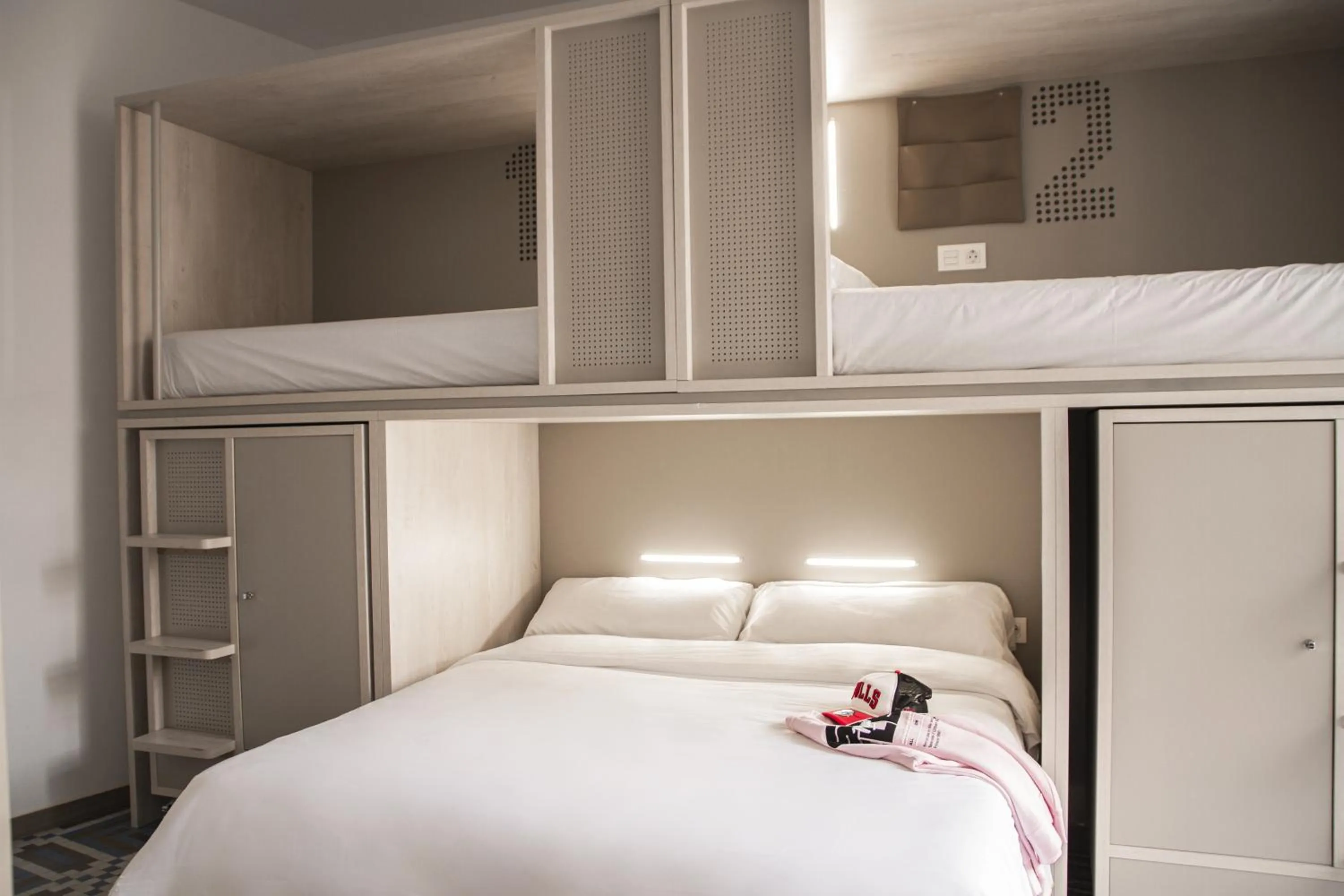 Bed in room00 Salvador Hostel