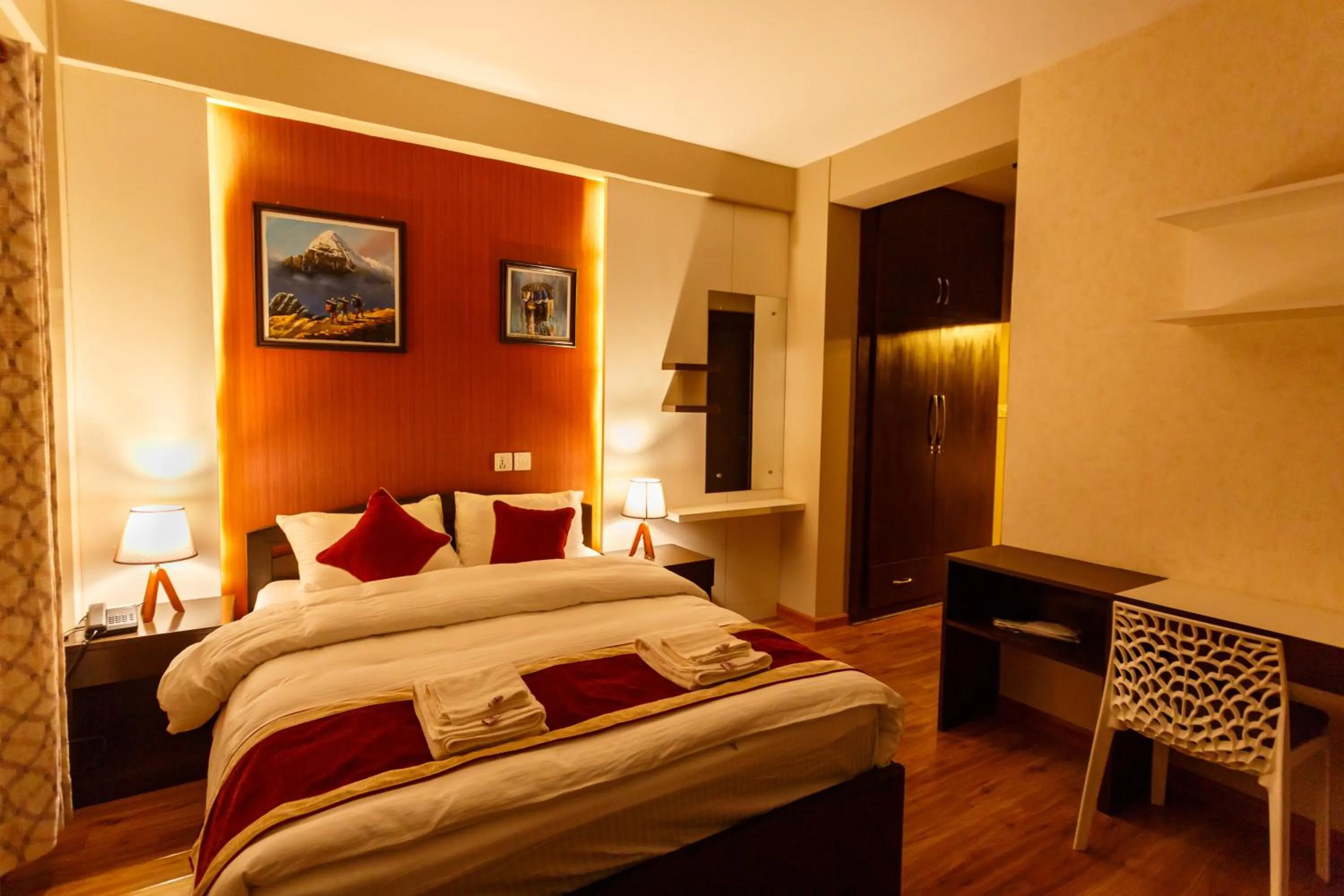 Bed in Feel Like Home Nepal