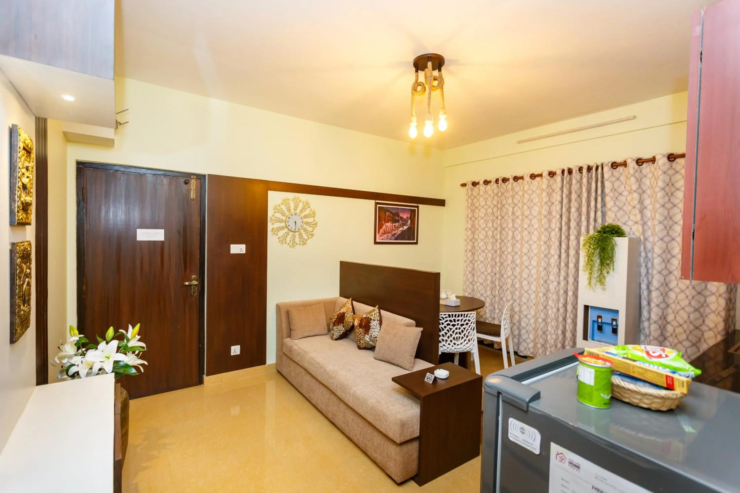 Living room, Bed in Feel Like Home Nepal