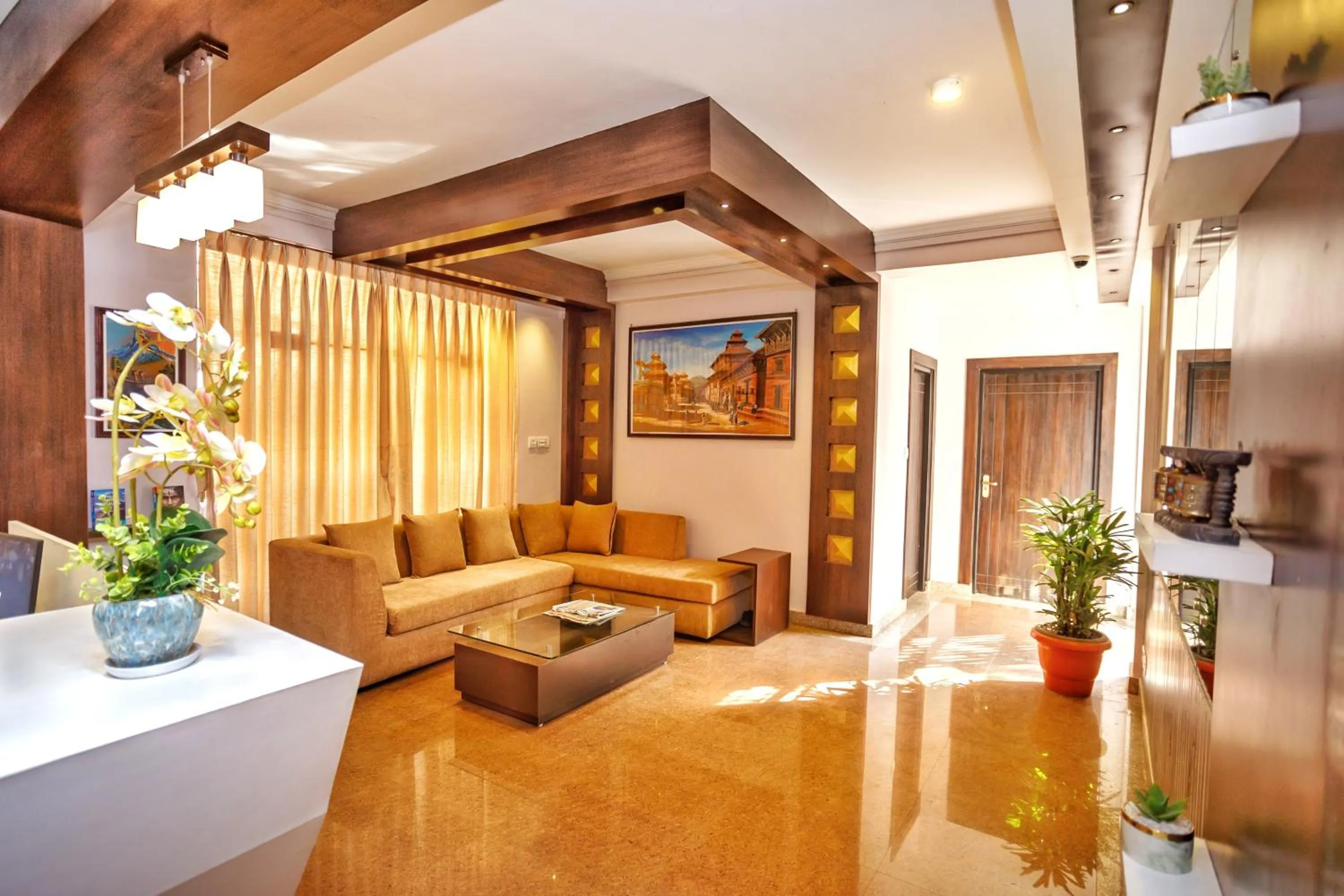 Lobby or reception in Feel Like Home Nepal