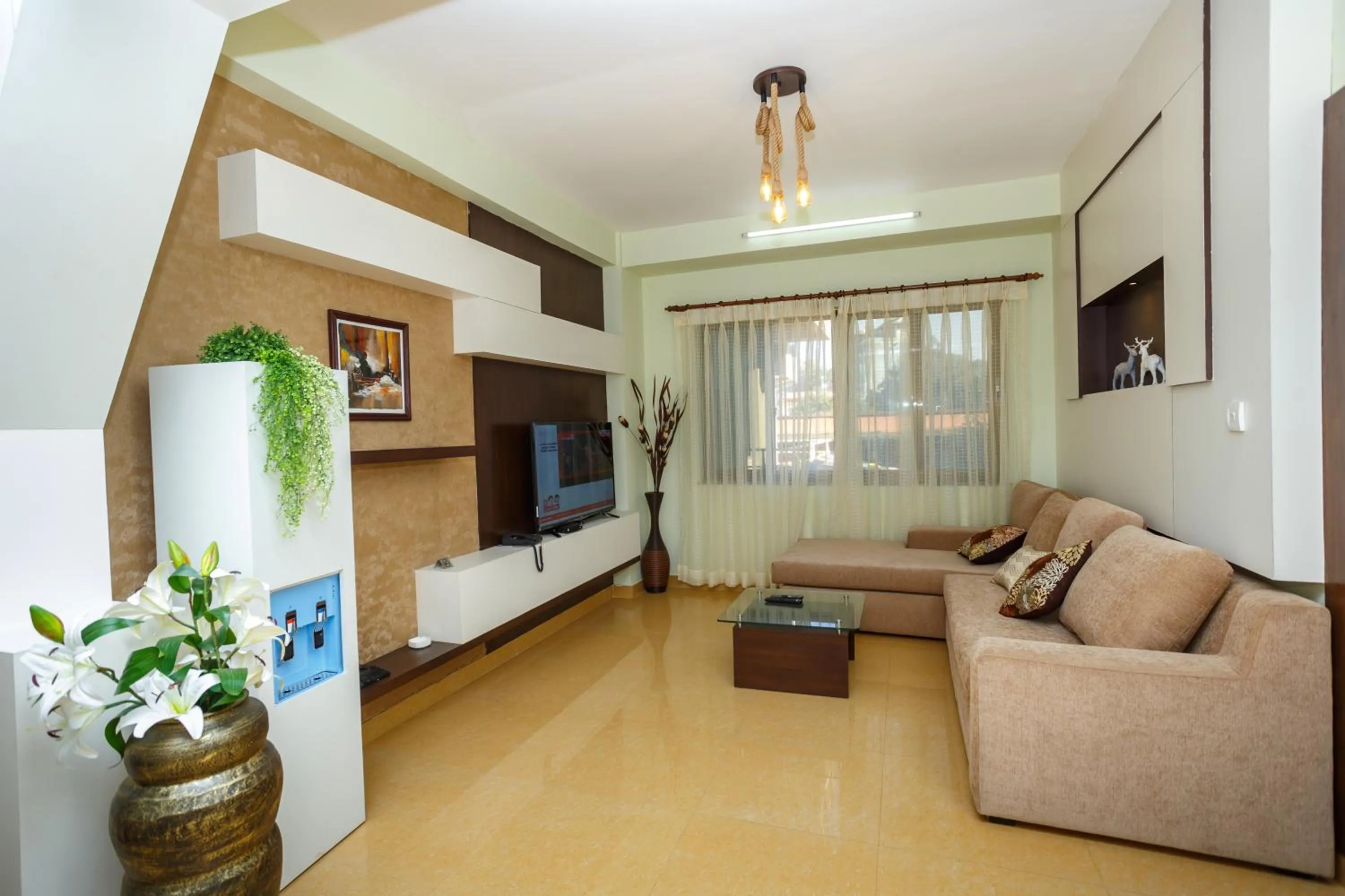 Living room in Feel Like Home Nepal