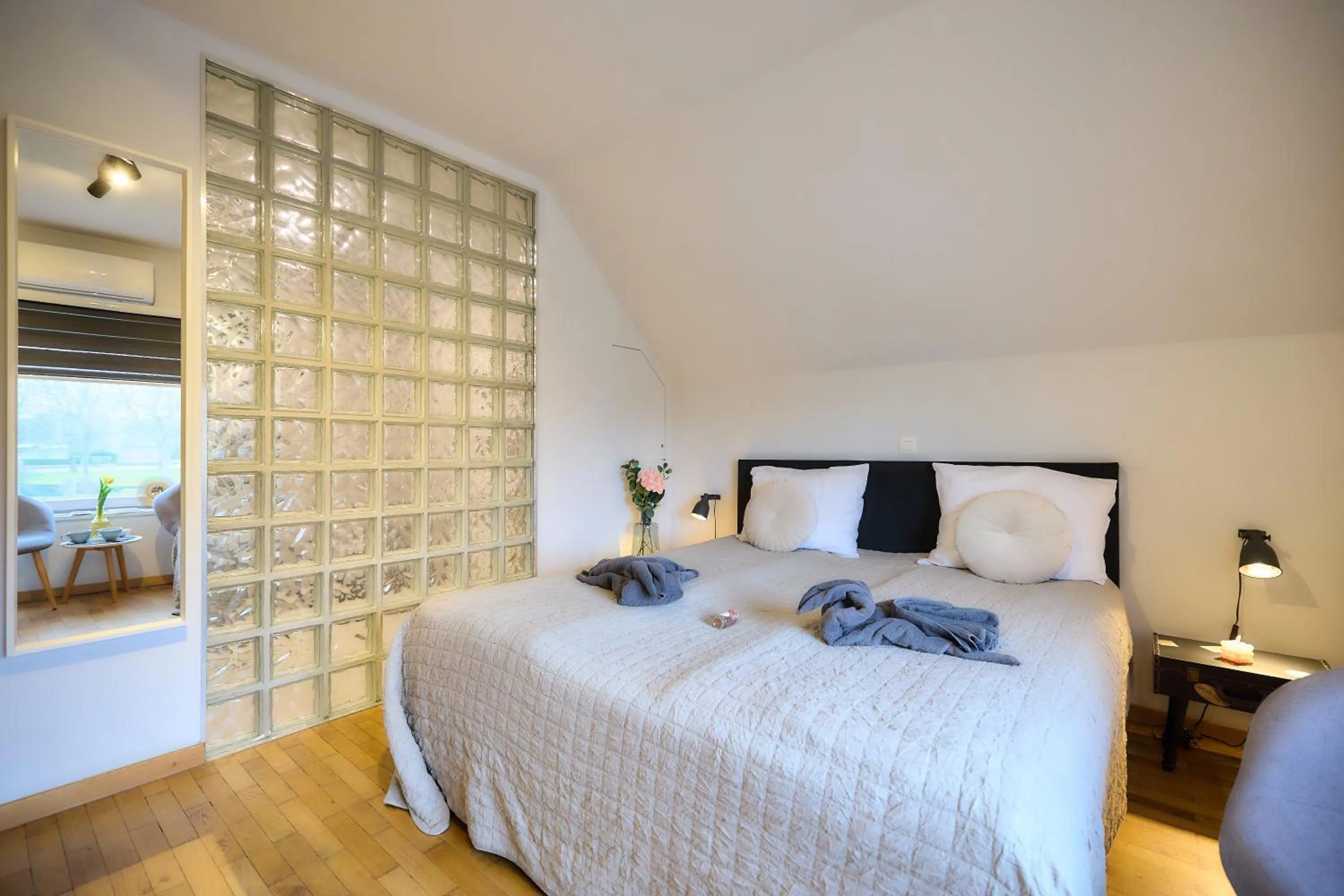 Bed in Villa Cecha B&b &Wellness