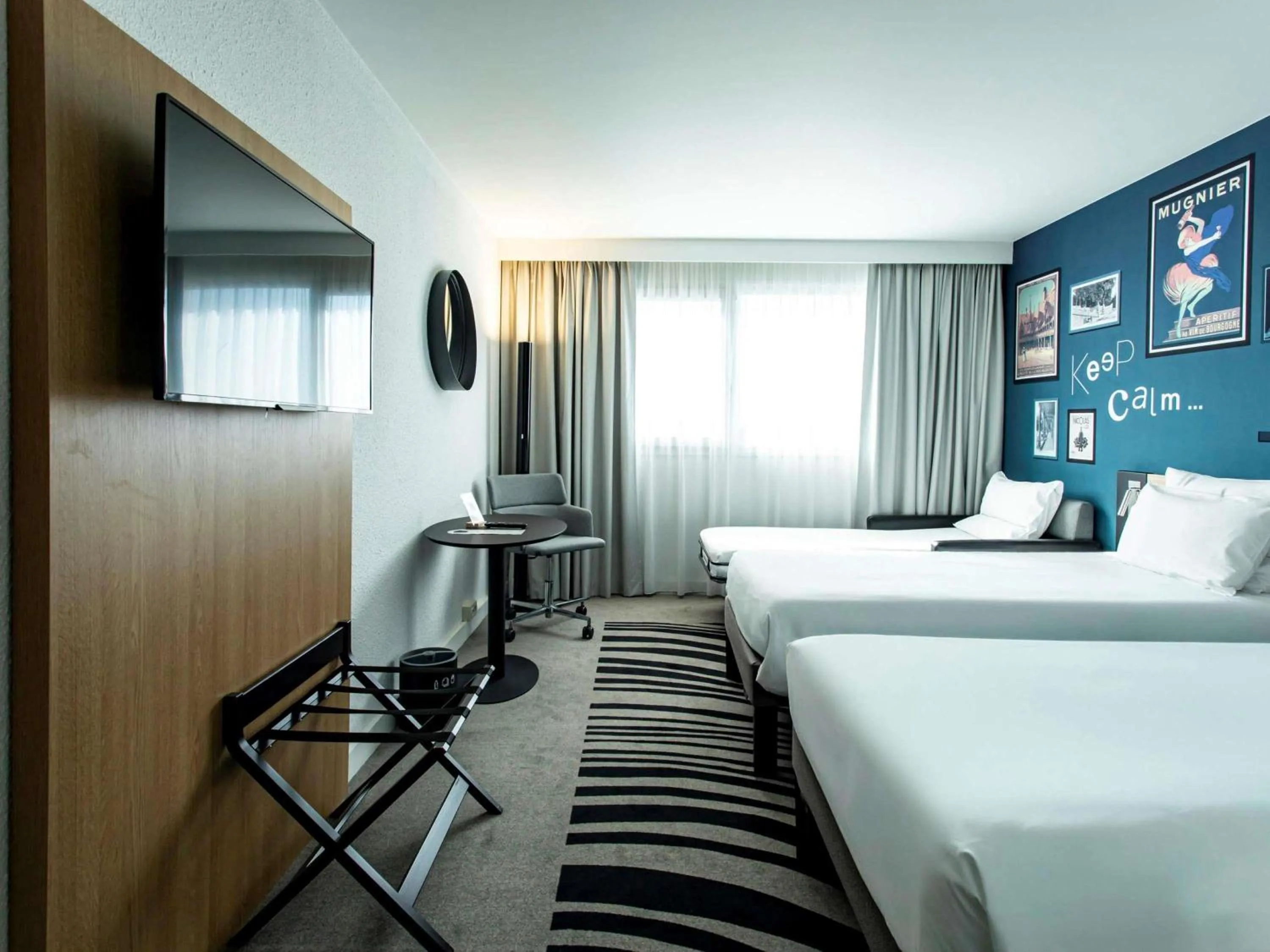 Bedroom, Bed in Novotel Beaune