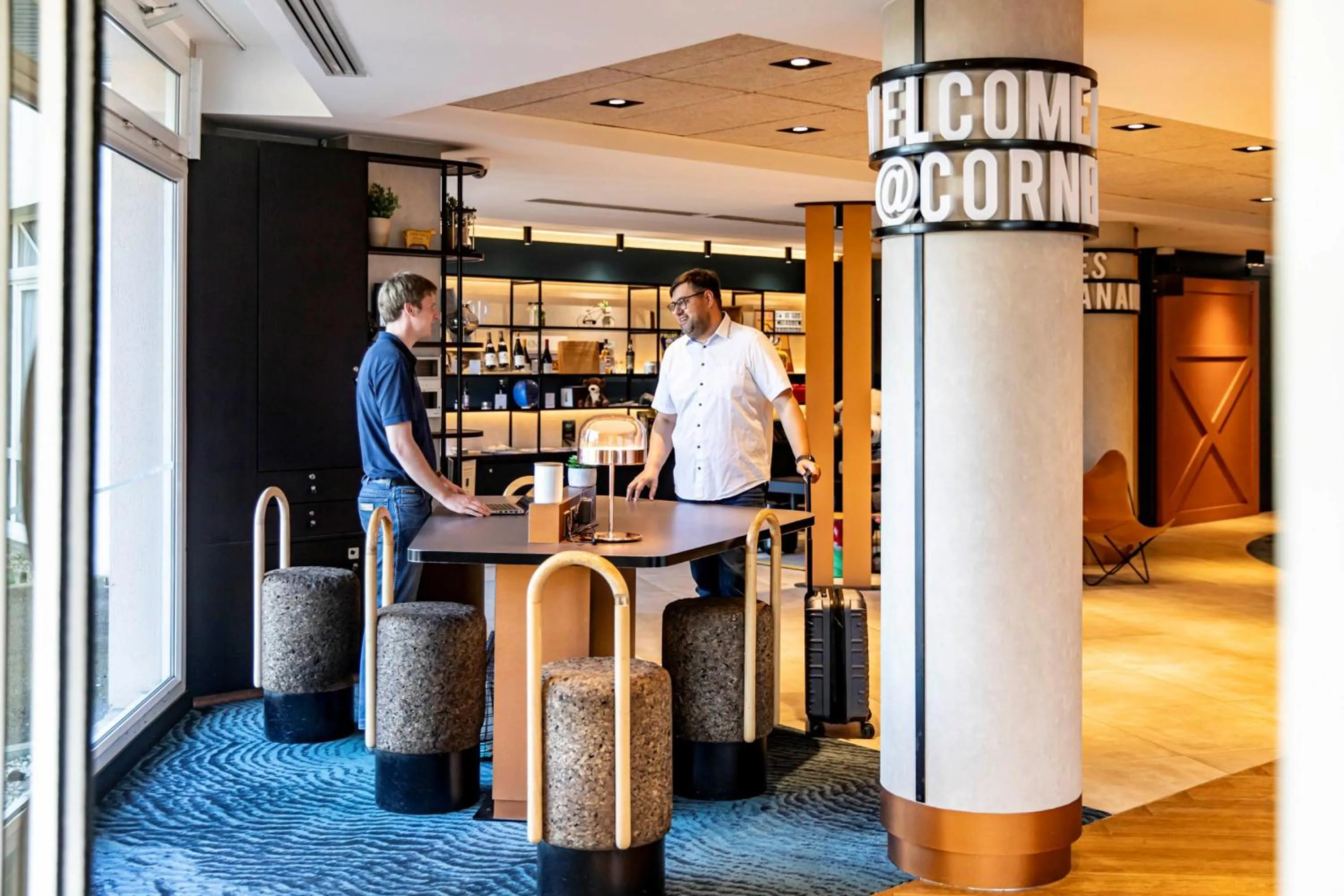 Lobby or reception in Novotel Beaune