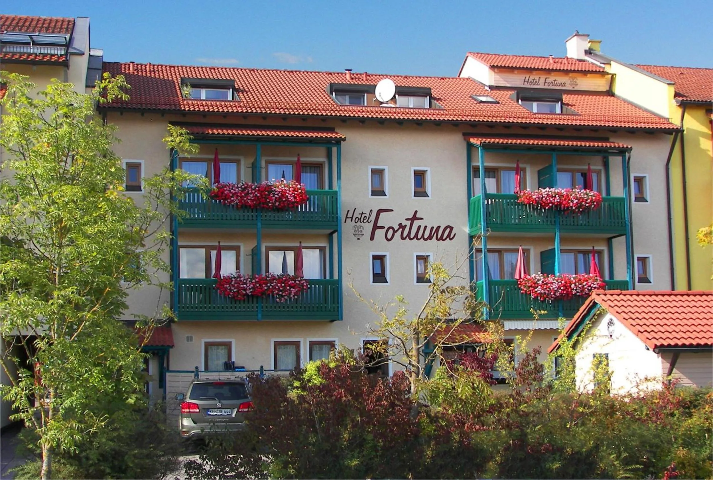 Property building in Hotel Fortuna
