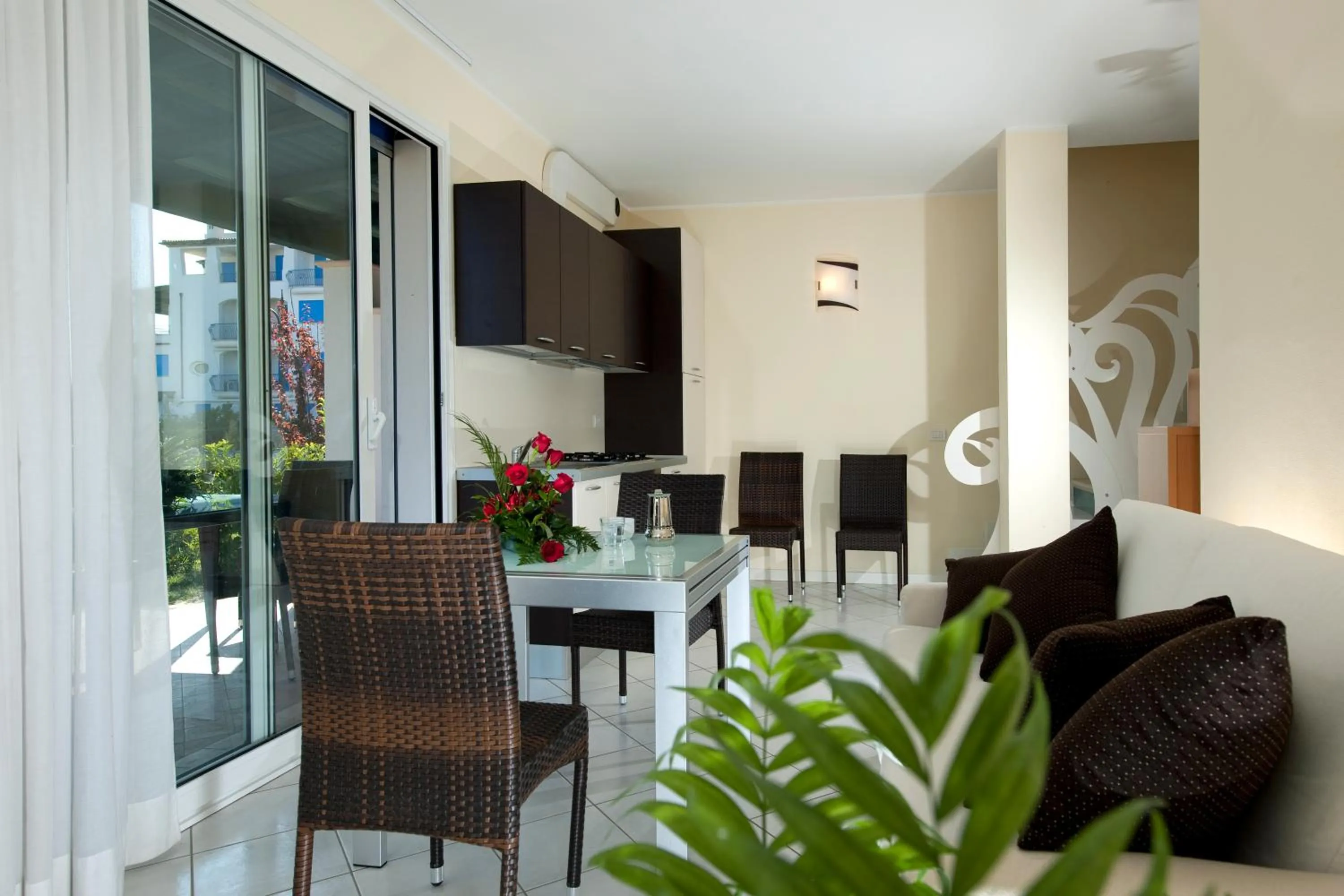 Kitchen or kitchenette in Portoverde Beach Apartments