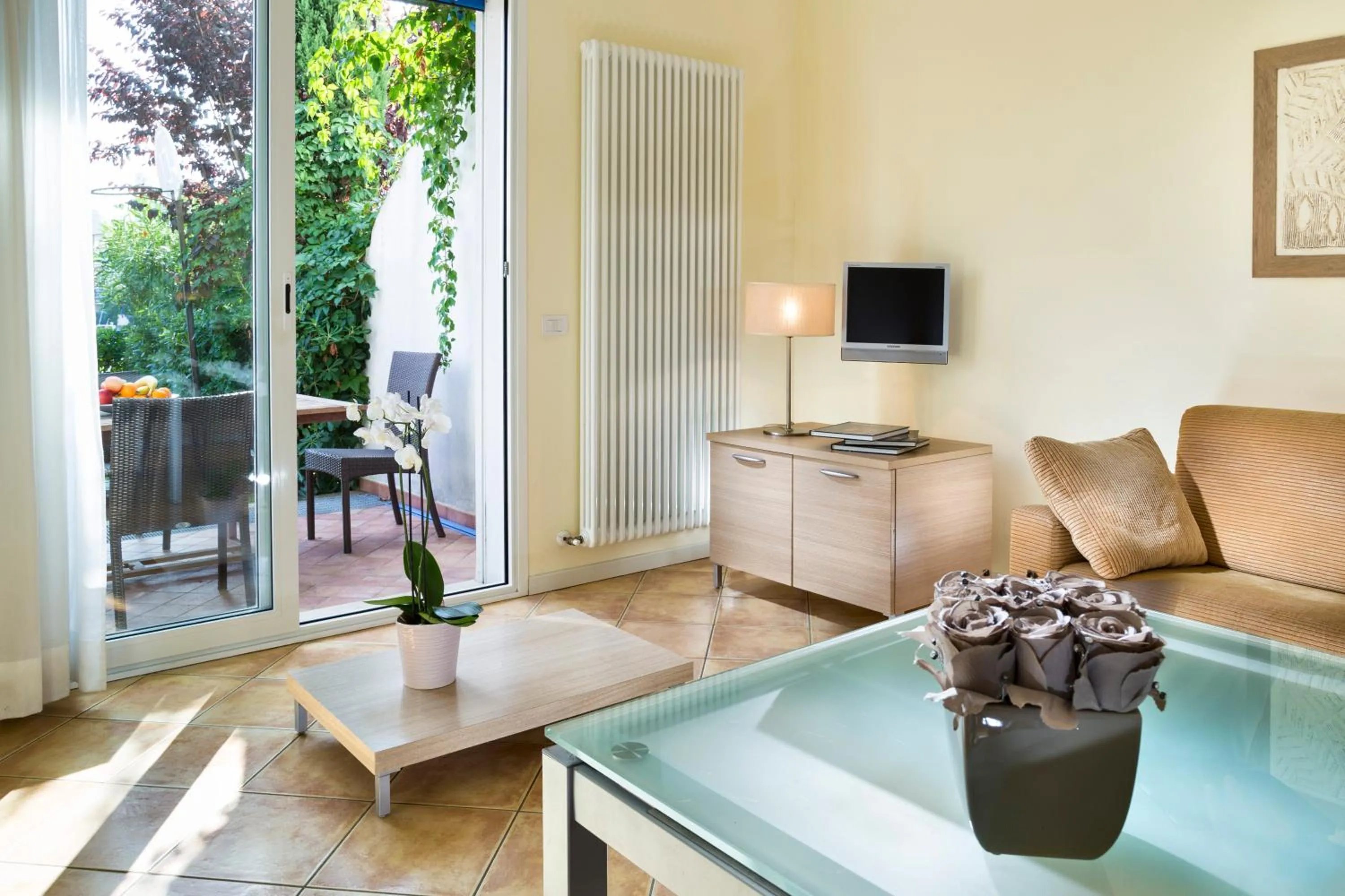 Living room in Portoverde Beach Apartments