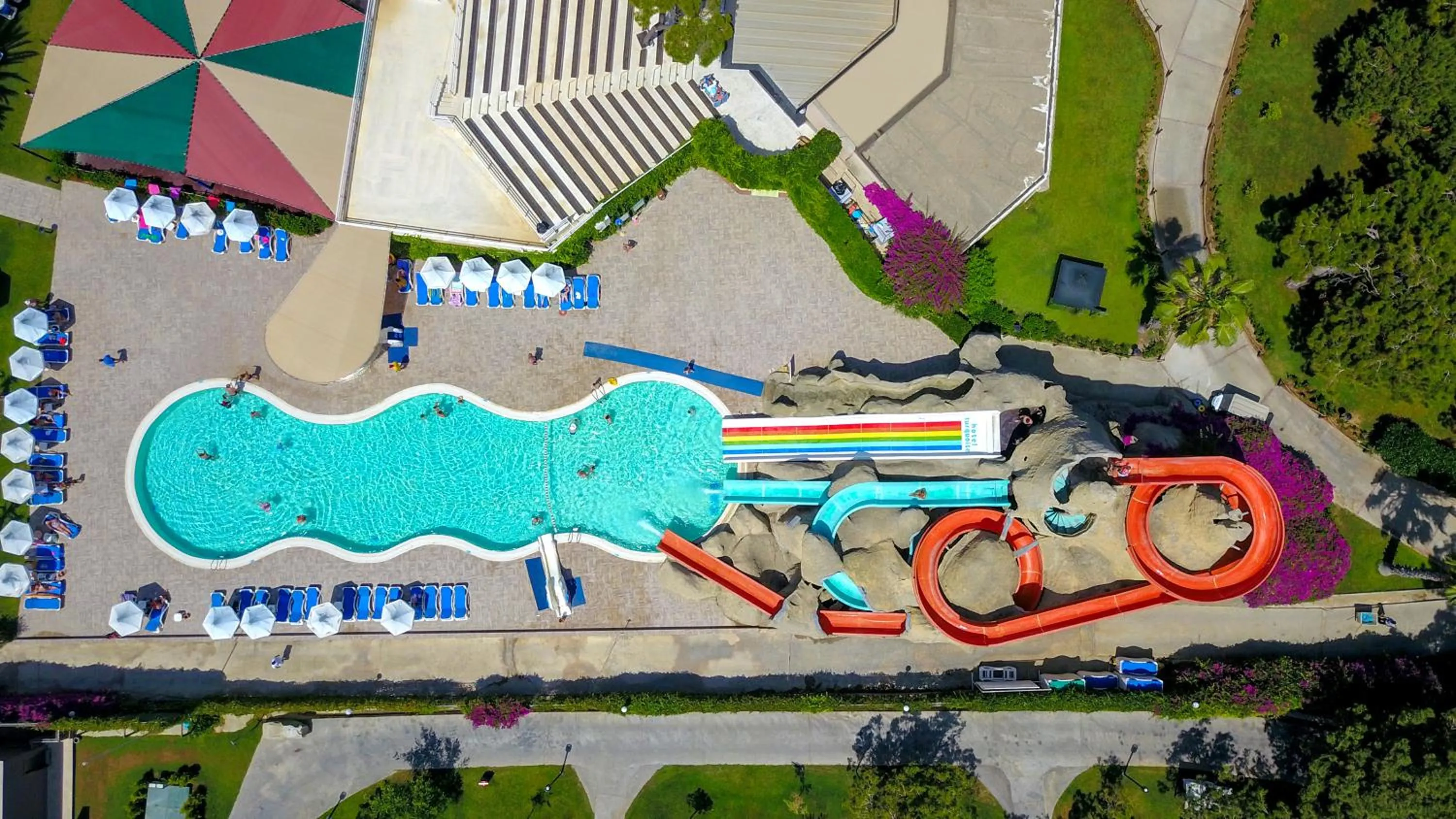 Bird's eye view in Turquoise Hotel